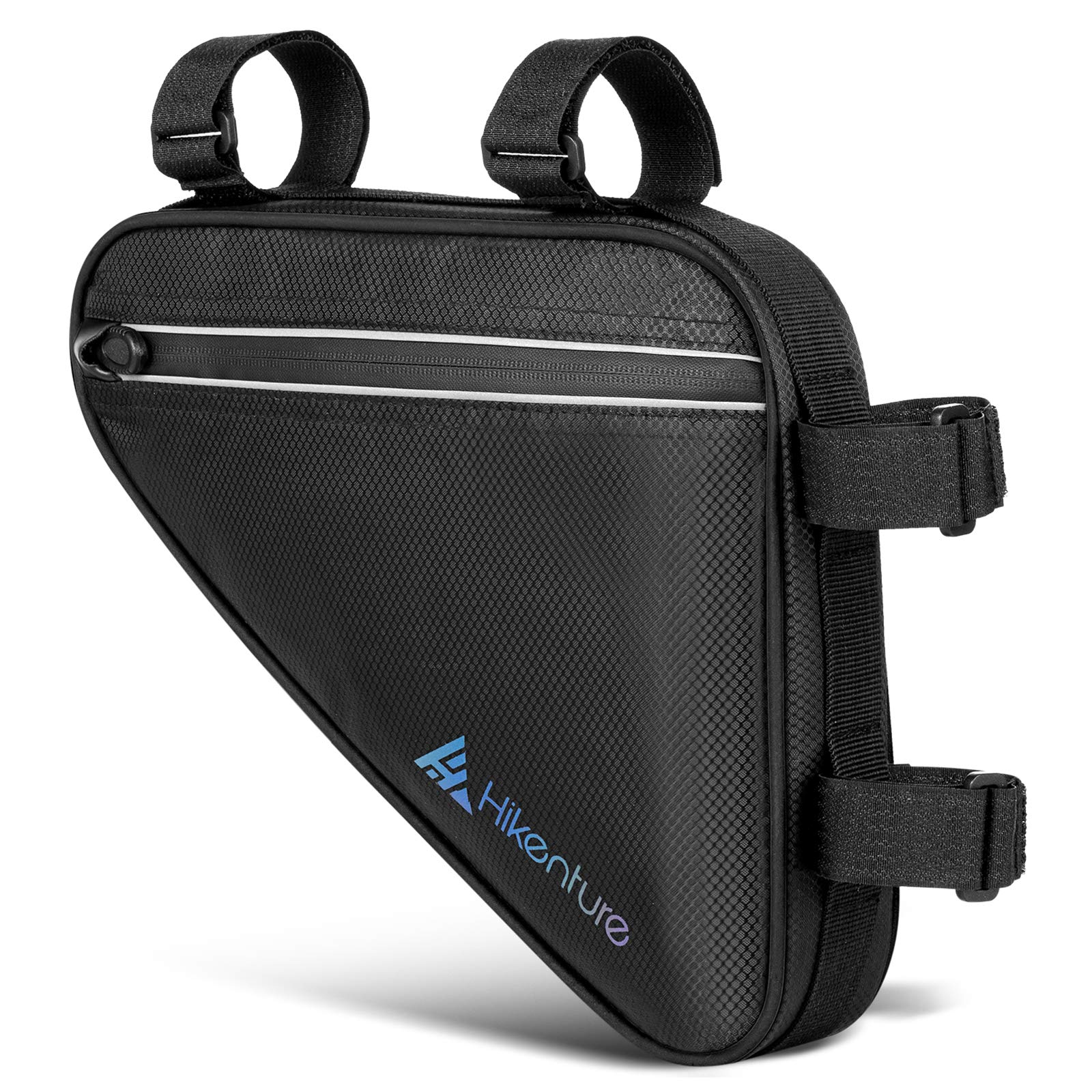 Hikenture Waterproof Bike Frame Bag 1.5L - Top Tube Triangle Storage Pouch for MTB & Road Bikes with Mesh Pocket - Perfect for Phone, Keys, Bike Pump & Tools - Ideal for Cycling, Commuting & Outdoor Adventures