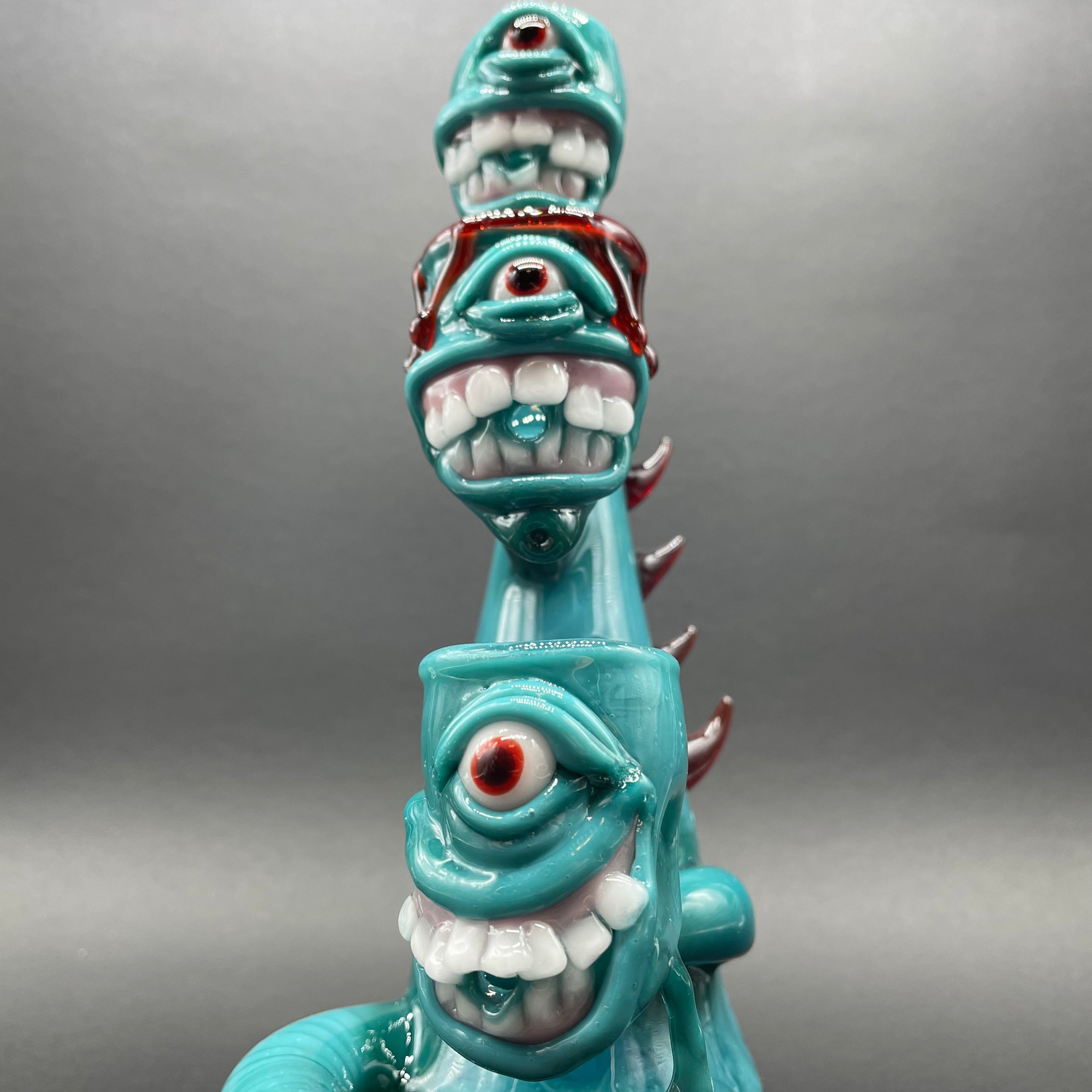 3-Headed Downdraft Incense Burner for Aromatherapy, Meditation & Home Decor - Handcrafted Ceramic Backflow Burner with Relaxing Fragrance for Yoga, Spa & Spiritual Practices