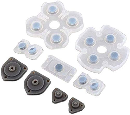 Original PS4 Controller Repair Kit - DualShock 4 L1 R1 L2 R2 Trigger Springs, 2 Thumbsticks, 2 Silicone Caps, 2 Springs, Screwdriver & Conductive Pads - Fix Stick Drift & Button Issues for Sony PlayStation 4 (Perfect for DIY Repairs & Controller Maintenance)