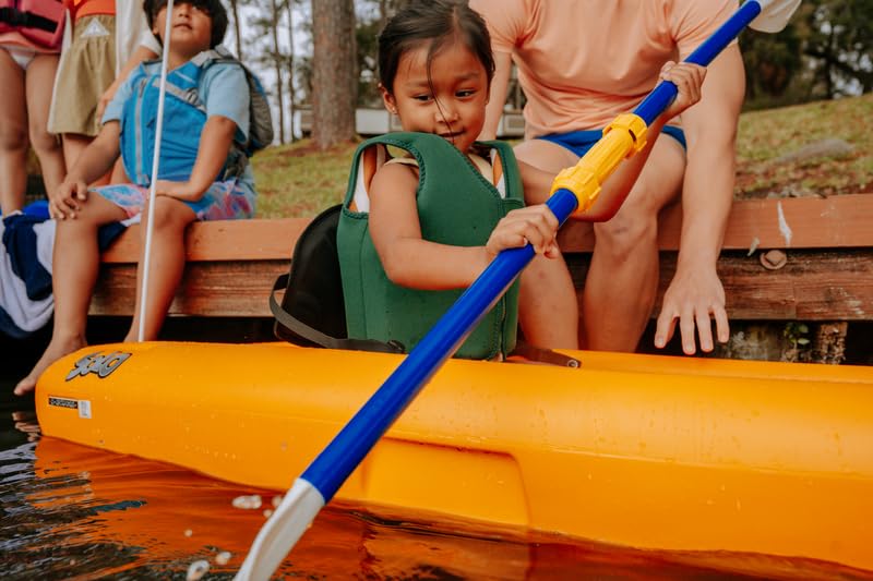 Pelican Solo 6 Feet Sit-on-Top Youth Kayak for Kids | Lightweight & Durable | Includes Paddle & Safety Accessories | Perfect for Lakes, Rivers & Family Outdoor Adventures