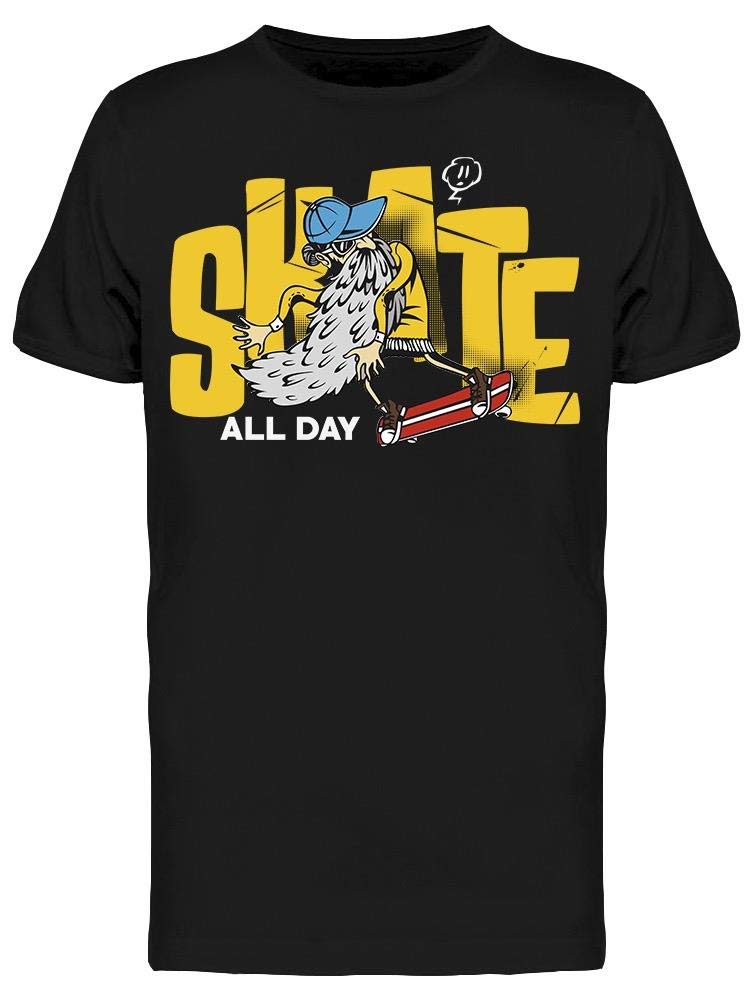 Vintage Hipster Skater T-Shirt for Men - Cool Retro Graphic Tee for Casual Wear, Skateboarding, and Street Style