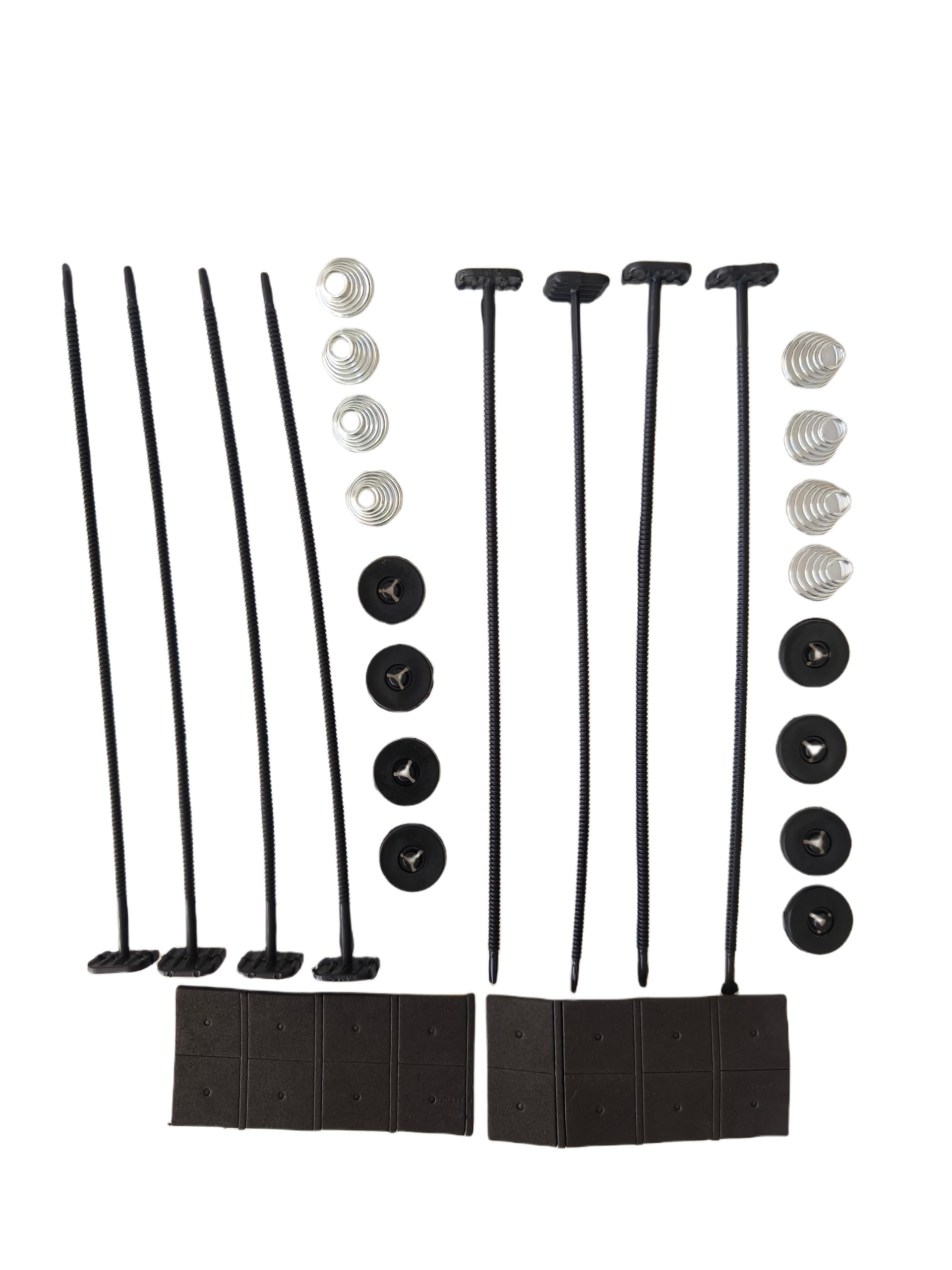 2 Pack Electric Radiator Fan Mounting Kit - Universal Cooling Fan Installation Kit for Electric Radiators & Transfer Coolers | Perfect for Car Engine Cooling Systems & HVAC Applications