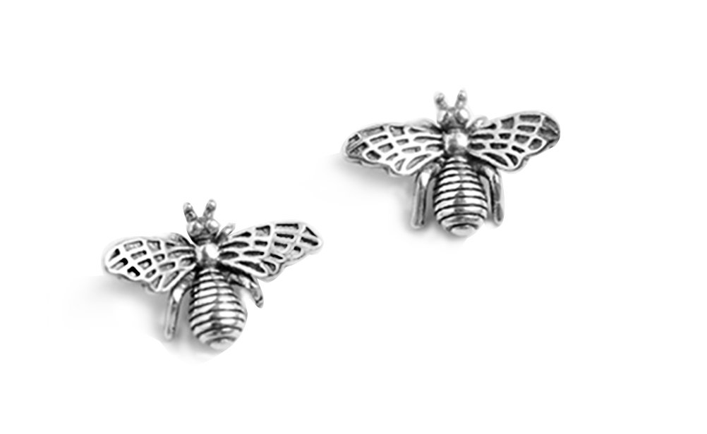 925 Sterling Silver Bee Earrings for Women - Cute Bumble Bee Stud Earrings for Teens & Girls | Perfect for Everyday Wear, Gifts & Boho Jewelry Collection