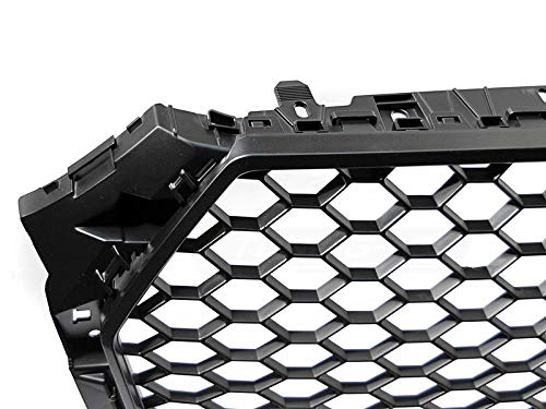V-MAXZONE PARTS Front Grill for Audi A4 B9 (2015-2019) - Honeycomb Mesh Sport Grille in Black | Sedan & Avant Models | Enhances Sporty Look & Vehicle Aerodynamics