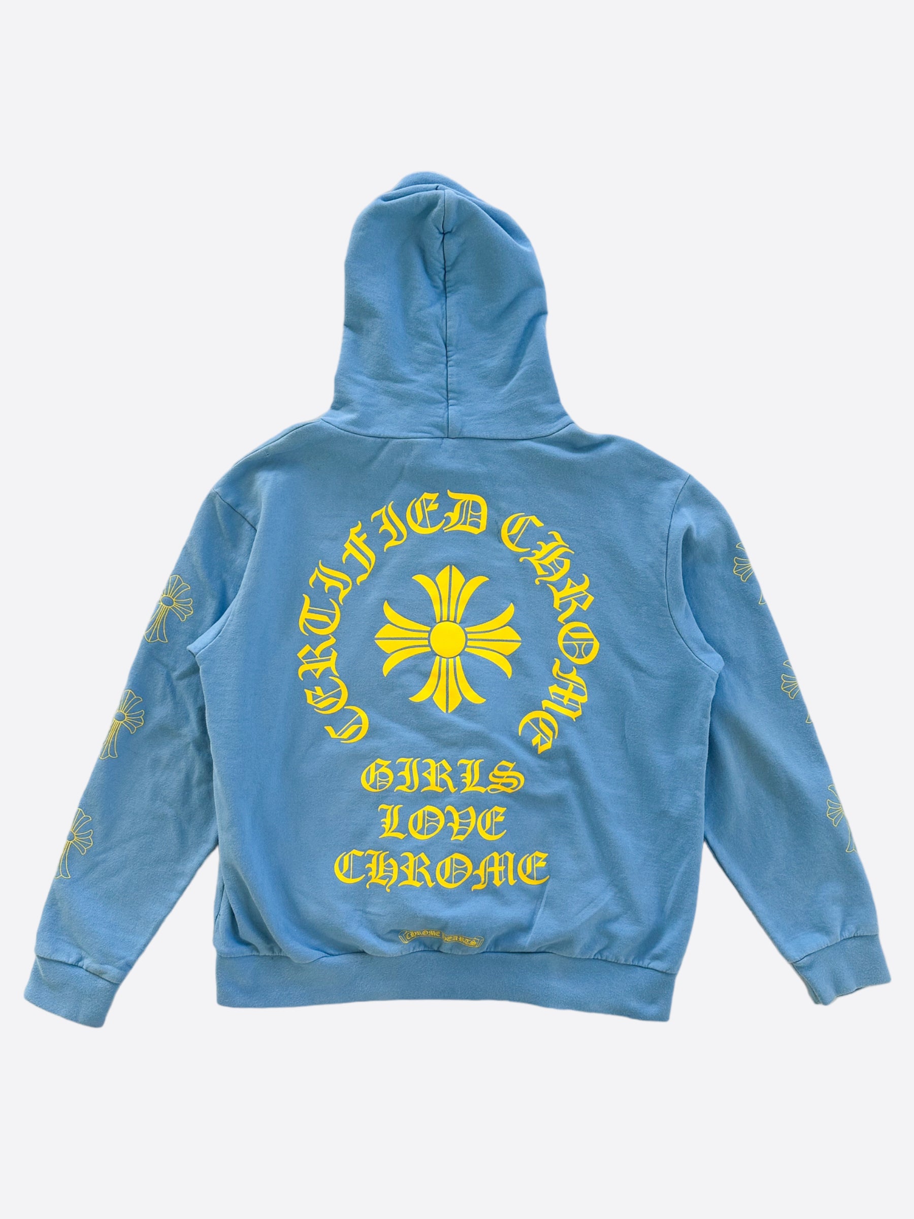 Chrome Hearts Blue Miami Exclusive Hoodie for Women - Stylish & Comfortable Streetwear for Casual Outings & Fashion Lovers