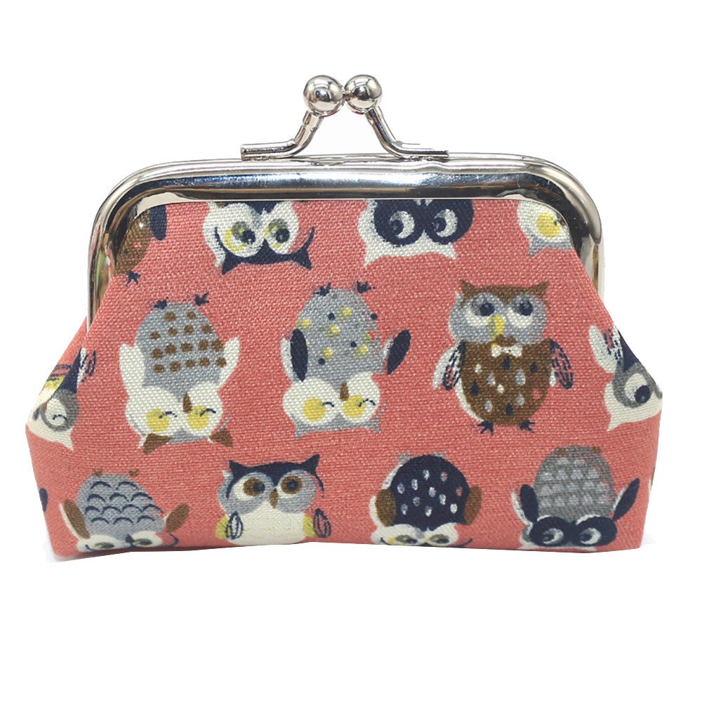 Women's Small Owl Coin Purse & Card Holder - Stylish Clutch Wallet for Change, Cards, and Calendar - Perfect for Everyday Use, Travel, and Gift Giving