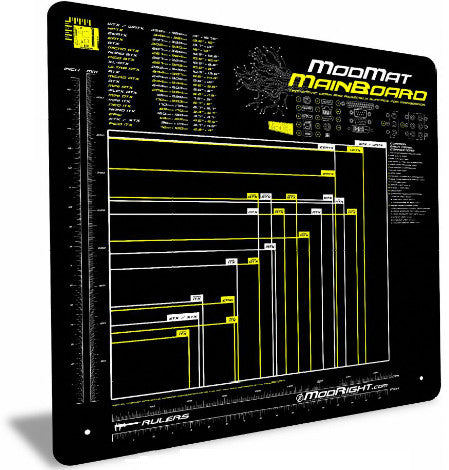 Coolergarage ModRight Anti Static Mod Mat - 23 x 23 Inch Large Motherboard Work Surface for PC Building & Electronics Assembly | Perfect for DIY Computer Repair & Gaming PC Setup