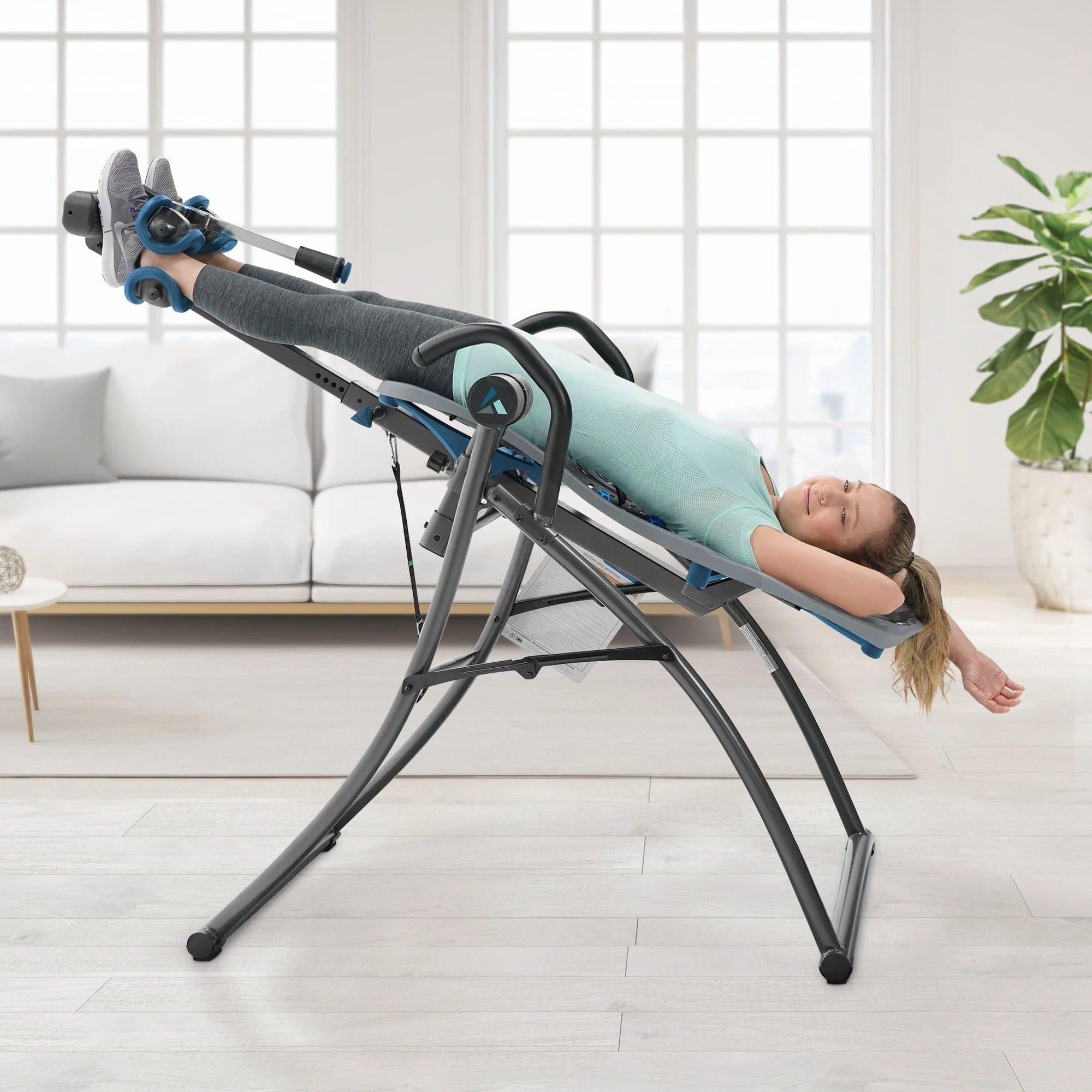 Teeter Hang Ups Fitspine XC5 Inversion Table for Back Pain Relief - Home Spinal Decompression Therapy Equipment for Stretching & Relaxation - Perfect for Home Gym & Physical Therapy Use