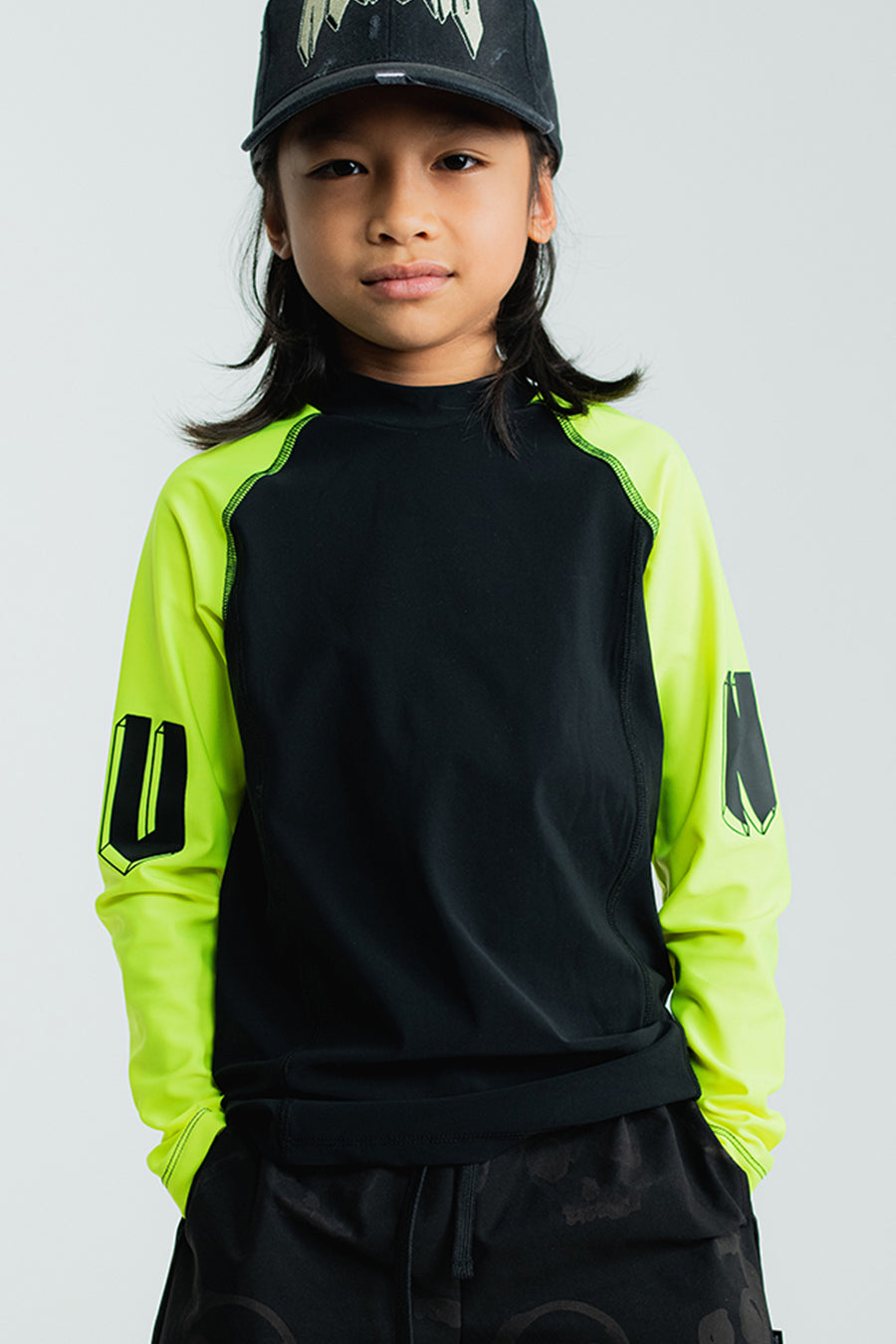 Black/Hot Lime