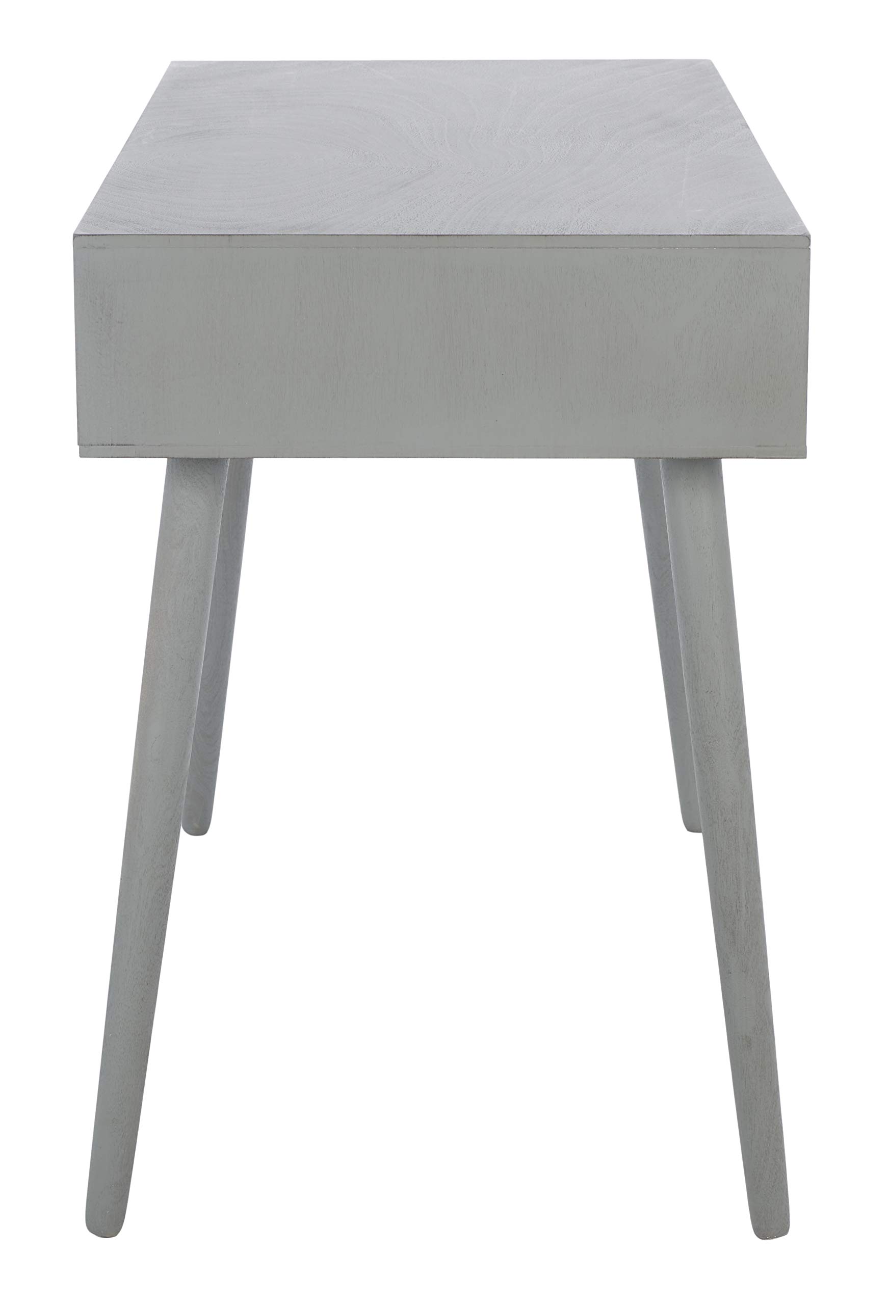 SAFAVIEH Home Collection Remy Distressed Grey 1-Drawer Writing Desk - Vintage Style Home Office Furniture for Small Spaces & Bedrooms