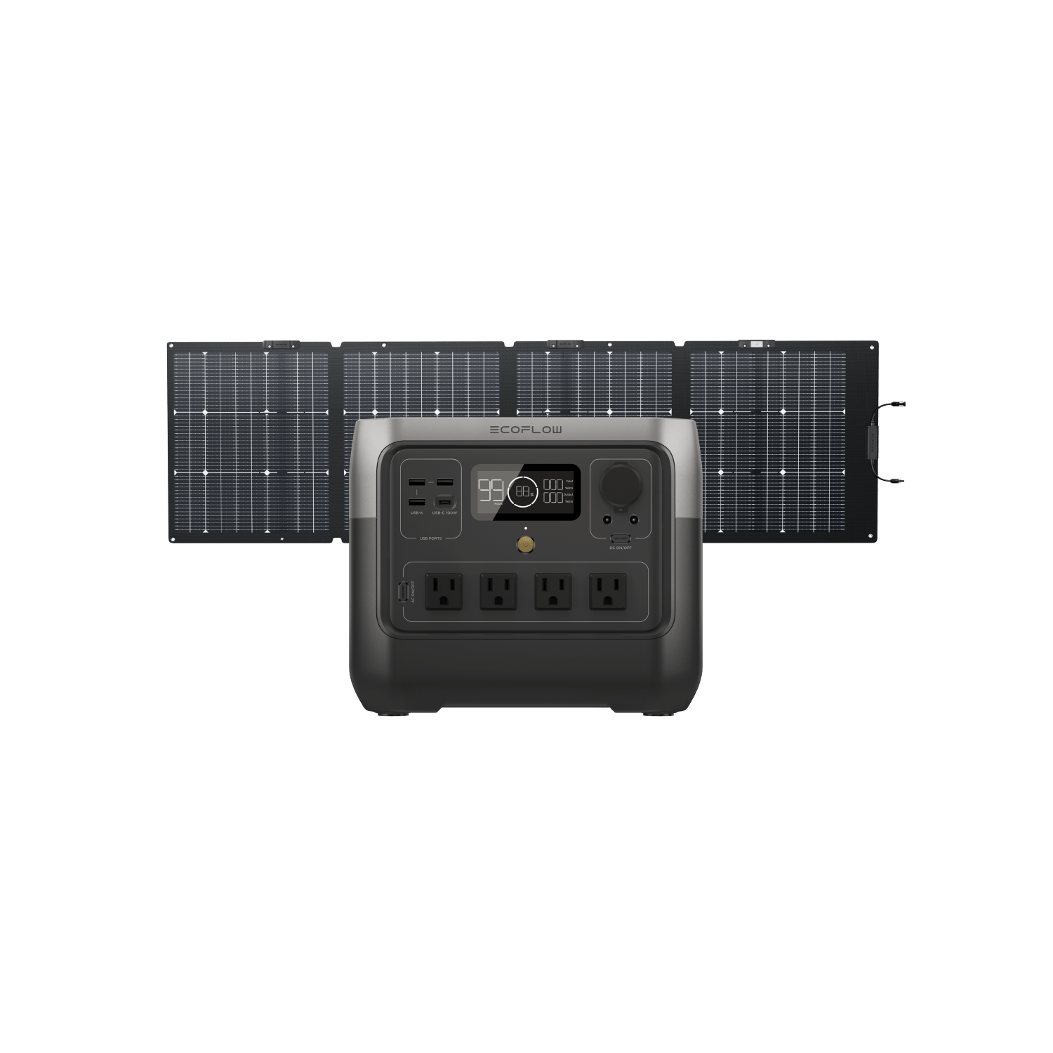 EcoFlow RIVER 2 Pro 700W Portable Power Station - 768Wh Solar Generator for Camping, RV, Emergency Backup & Outdoor Adventures