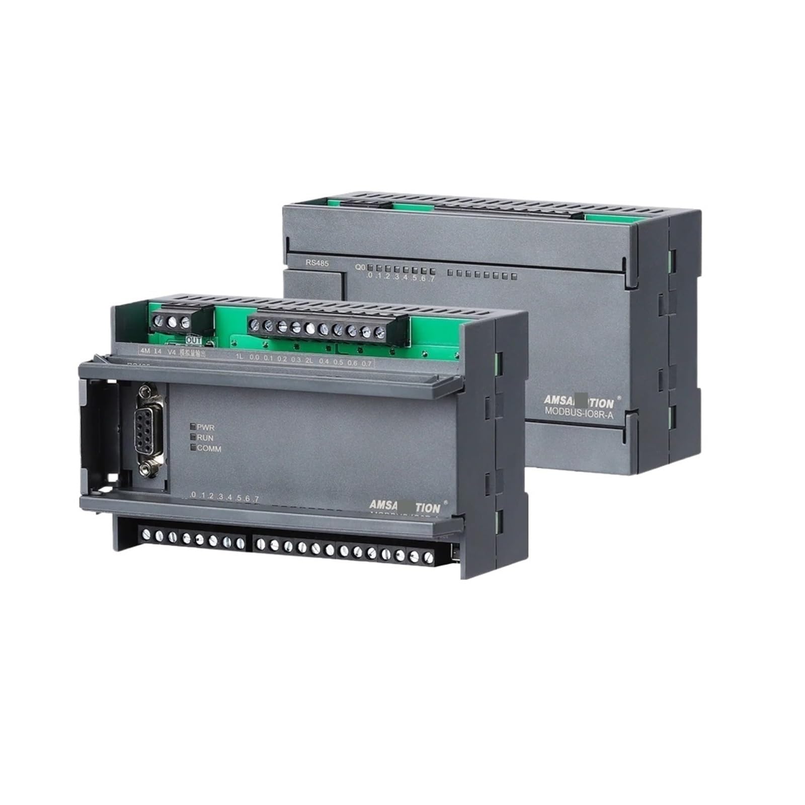 Industrial Grade MODBUS RTU Modbus-IO8R-A Ethernet Converter Server with 16I/16O/32I/32T Analog Output Relay Module - Extensible for Factory Automation, SCADA Systems & Industrial IoT Applications (Color: 16I-16O-RELAY)