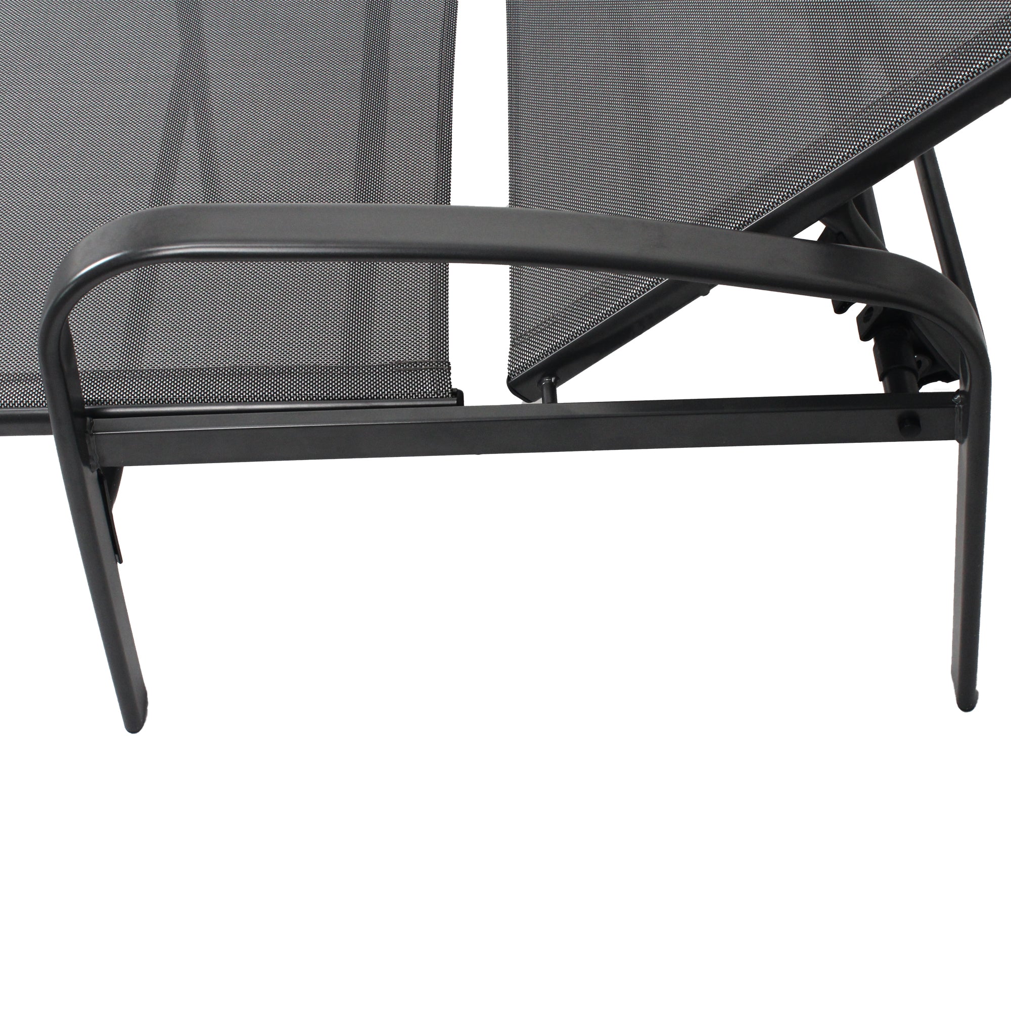2-Piece Outdoor Patio Lounge Chair Set with Pillow - Gray Waterproof Poolside Chaise Lounge for Swimming Pool, Beach & Backyard Relaxation