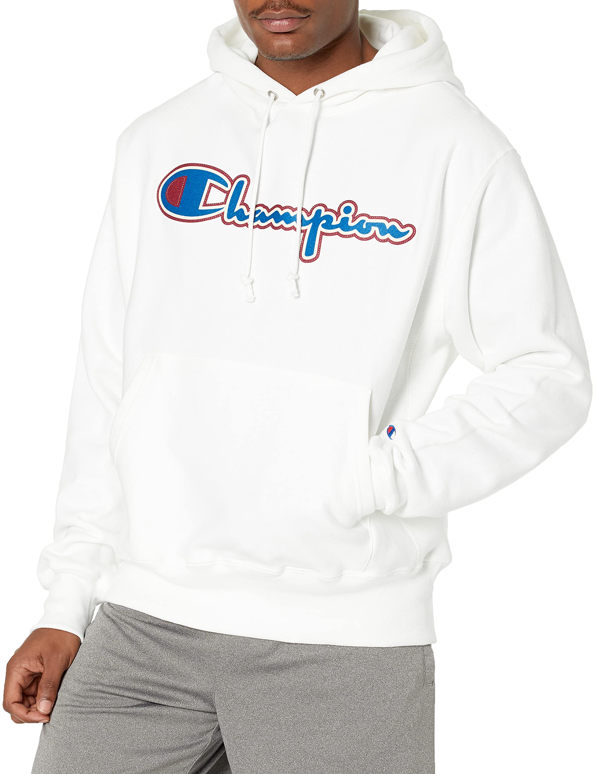 Champion Men's Reverse Weave Pullover Hoodie - Premium Cotton Hooded Sweatshirt for Men | Gym, Casual Wear & Street Style Fashion