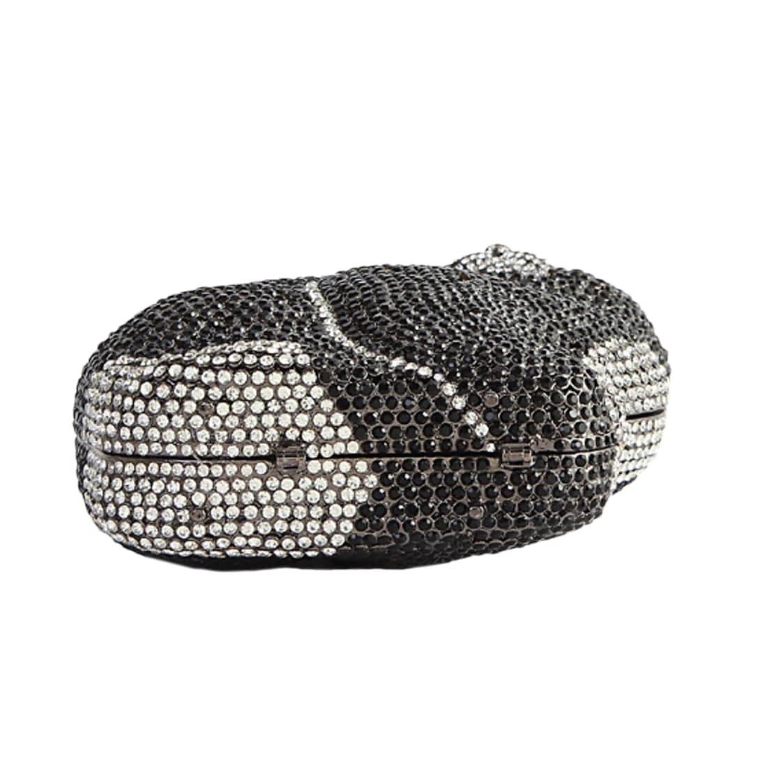 Sparkling Crystal Cat Shape Evening Clutch Bag - Rhinestone Crossbody Purse for Women, Cocktail Party, Wedding & Special Occasions
