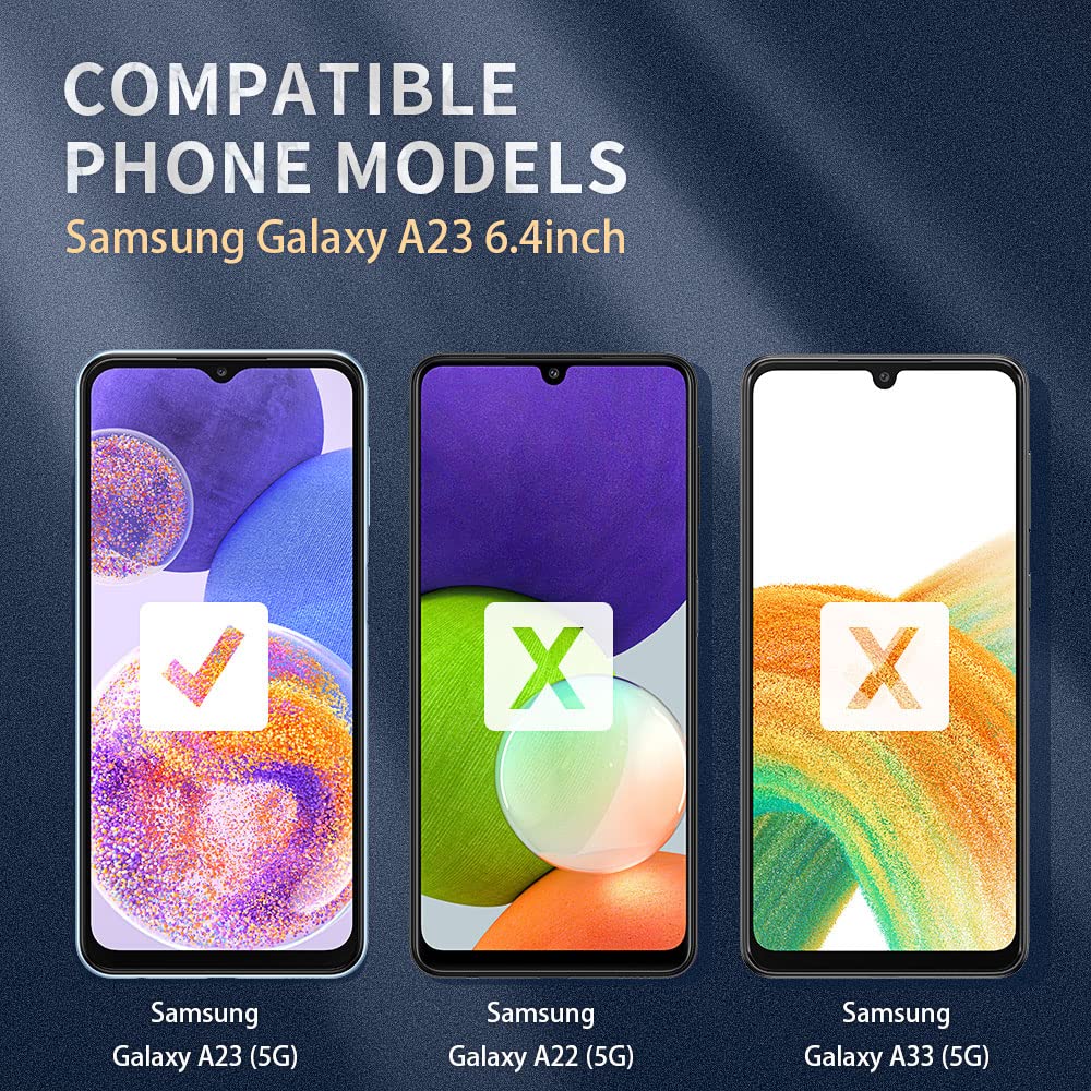 Crystal Clear Samsung Galaxy A23 5G Case - Soft Slim Fit Transparent TPU Protective Cover | Shockproof & Anti-Scratch | Perfect for Everyday Use, Work & Travel