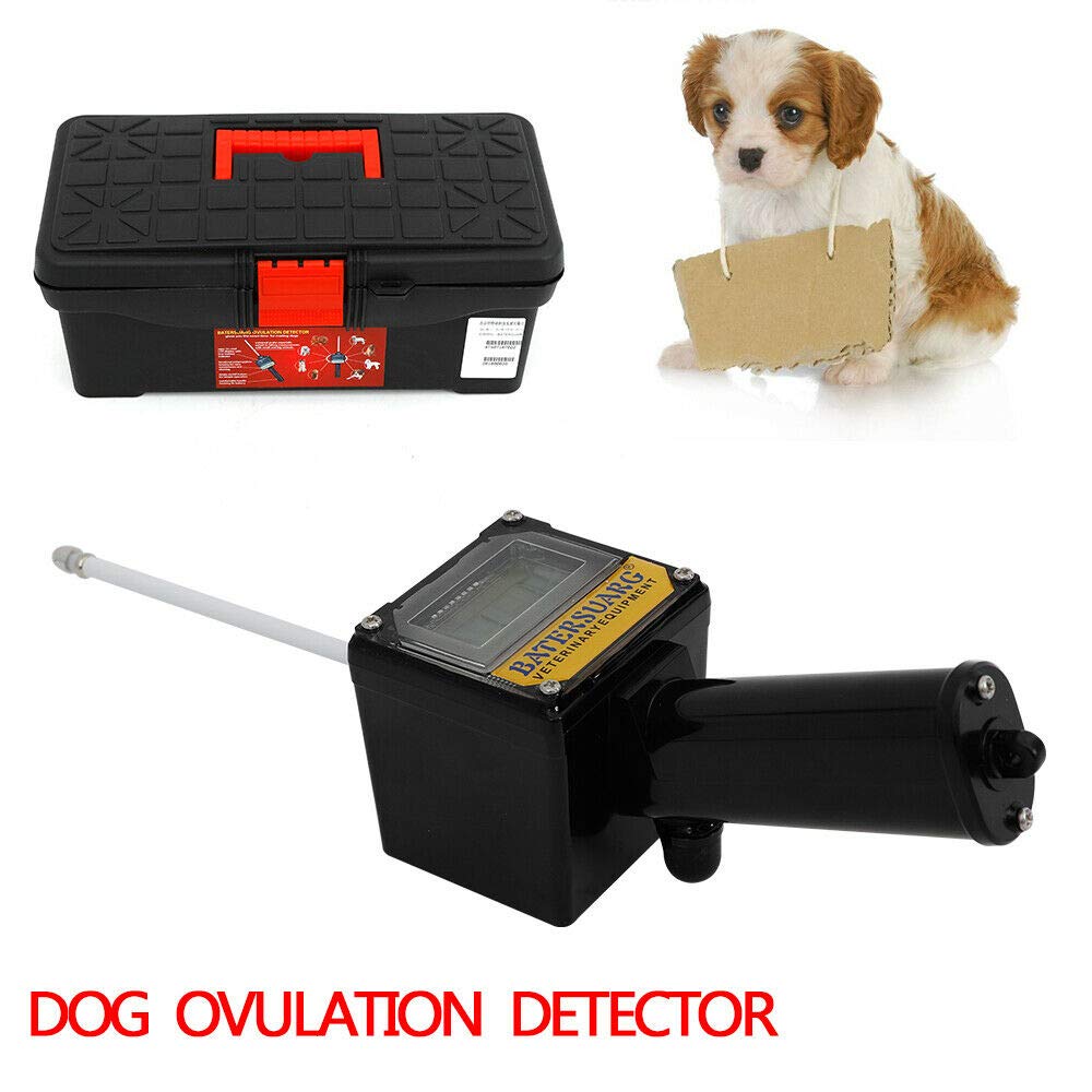 RanBB Dog Ovulation Tester - Canine Breeding & Pregnancy Planning Kit with Portable Carrying Case | Accurate Heat Cycle Detection for Professional Breeders & Pet Owners | Ideal for Dog Mating, Fertility Tracking & Veterinary Use