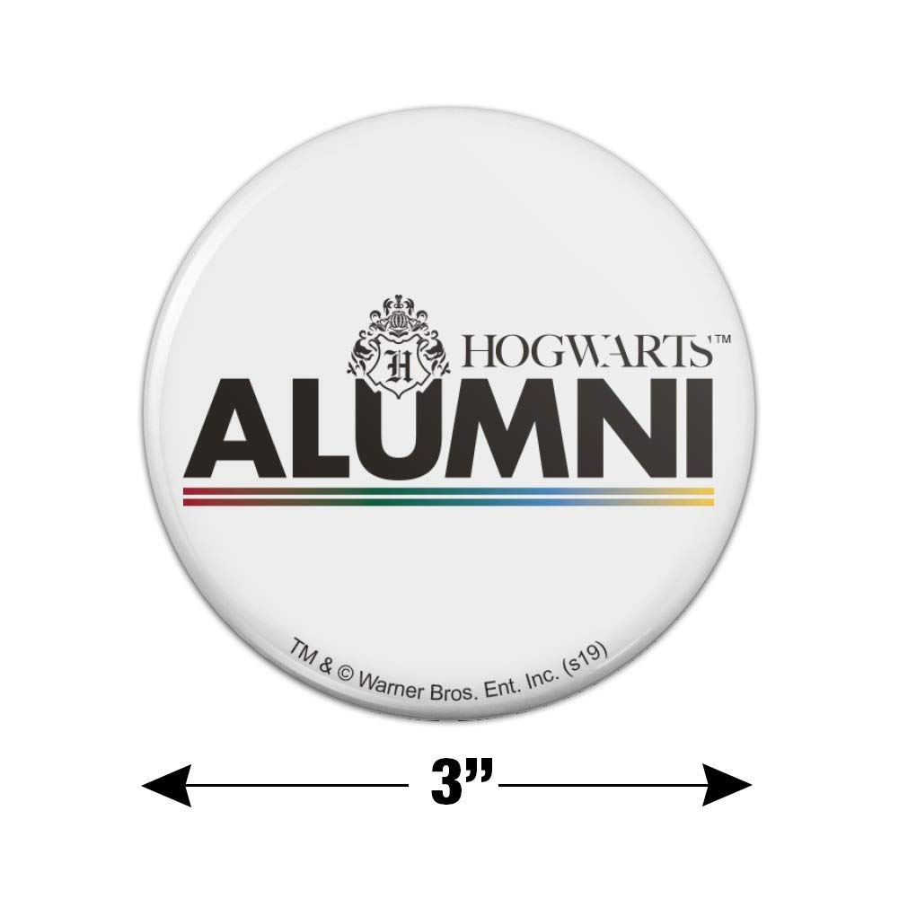 Harry Potter Hogwarts Alumni Fridge Magnet Set - Decorative Kitchen Accessories for Fans, Perfect for Refrigerators, Lockers & Office Decor