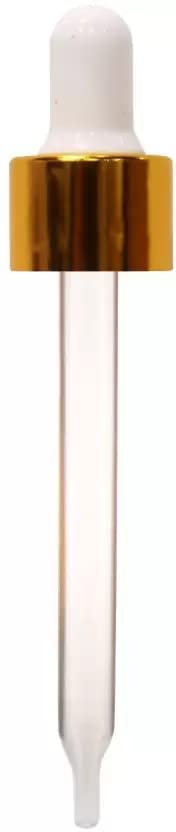 15ml Amber Glass Dropper Bottles with Gold & White Glass Droppers - 6 Pack for Essential Oils, Cuticle Oil, Body Oil & Tinctures | Perfect for DIY Skincare, Aromatherapy & Travel Size Liquids