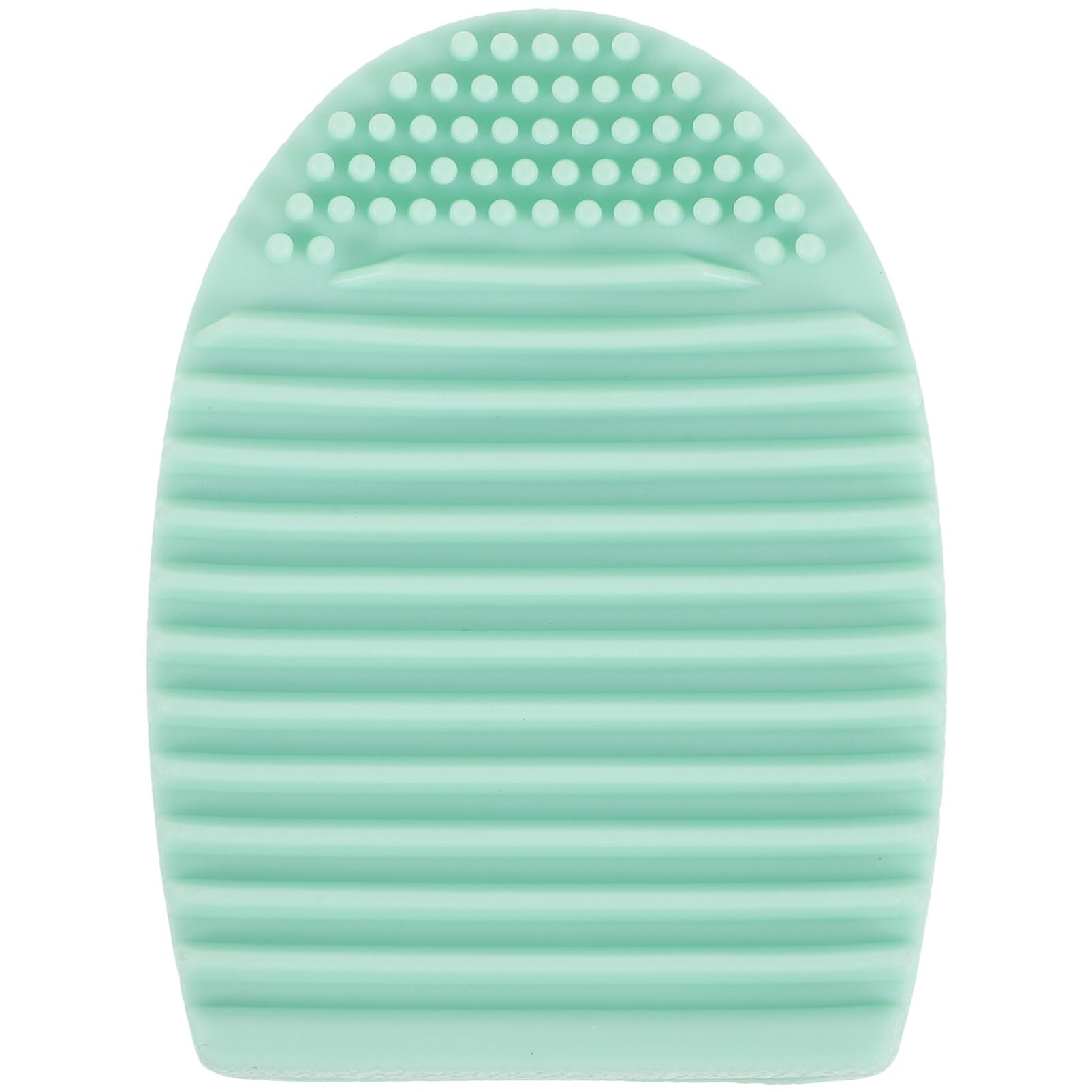 Beaupretty Silicone Makeup Brush Cleaner Mat - Cosmetic Cleaning Pad & Scrubber Board for Makeup Brushes, Sponges & Beauty Tools (Green) | Perfect for Home & Professional Salon Use