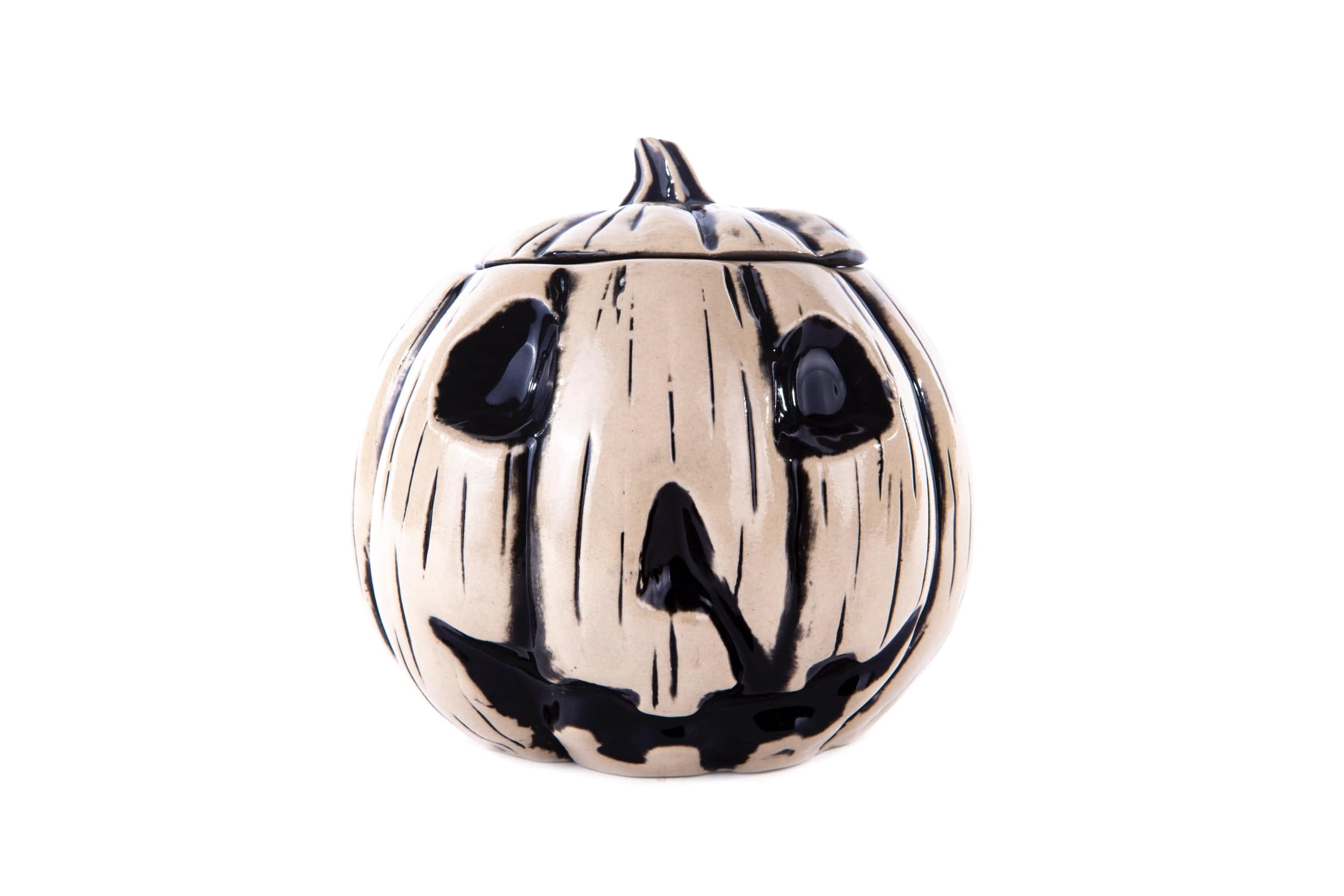Halloween Tiki Mug (Beyond Fest Black) - Spooky Ceramic Cup for Halloween Parties, Themed Events & Tropical Drink Serving