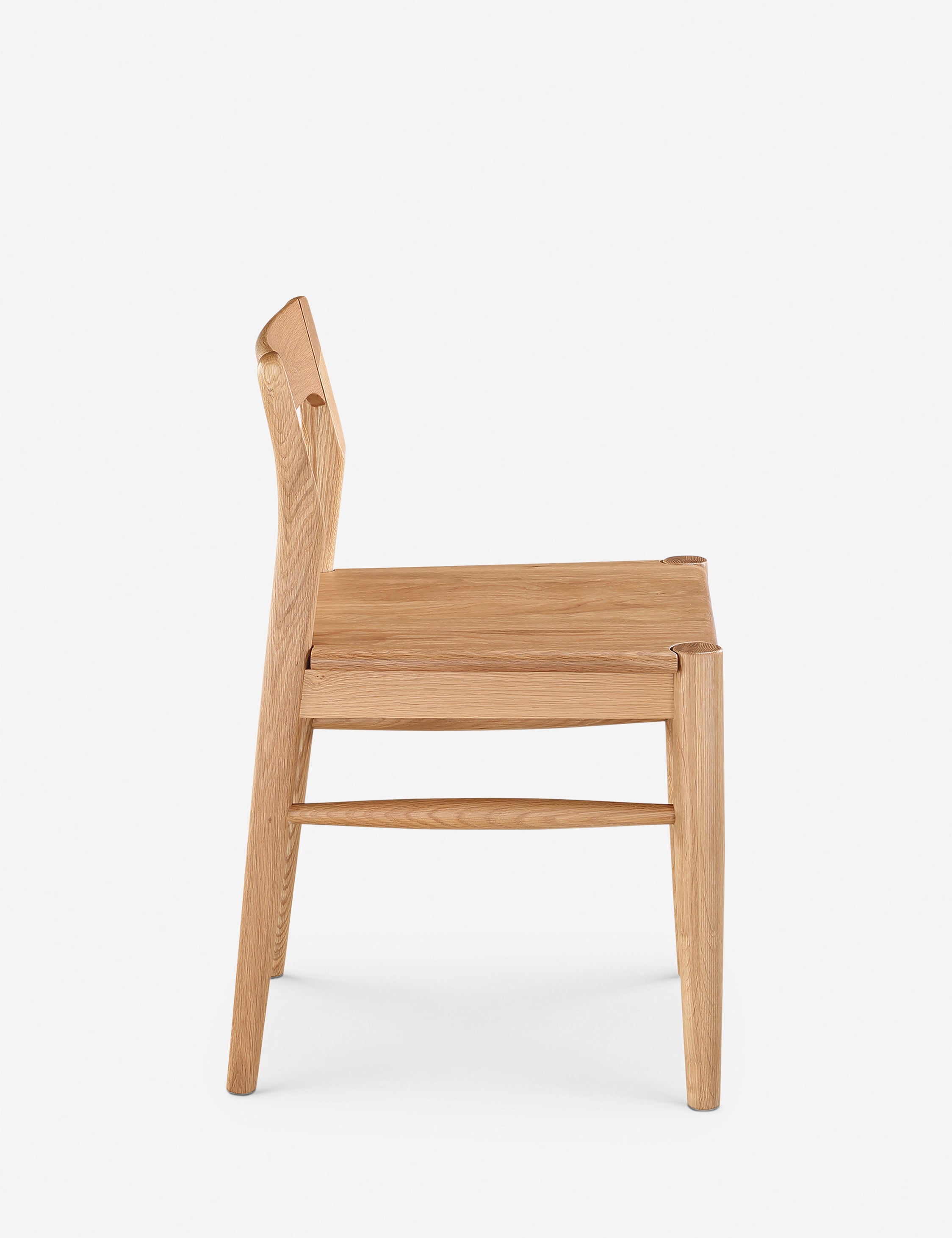 Drummond Dining Chairs Set of 2 - Modern Wooden Kitchen Chairs with Padded Seat - Perfect for Dining Room, Kitchen, Breakfast Nook & Small Spaces