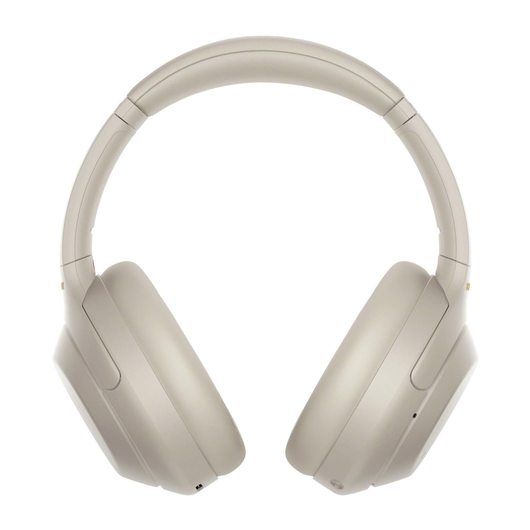 Sony WH-1000XM4 Wireless Bluetooth Noise Cancelling Over-Ear Headphones with Built-in Mic (Silver) + Premium Headphone Stand Holder - Perfect for Travel, Office & Home Use