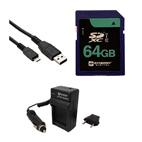 Synergy Digital Accessory Kit for Fujifilm Finepix J550 - SDM-141 Charger & SDNP45 Battery - Perfect for Travel Photography