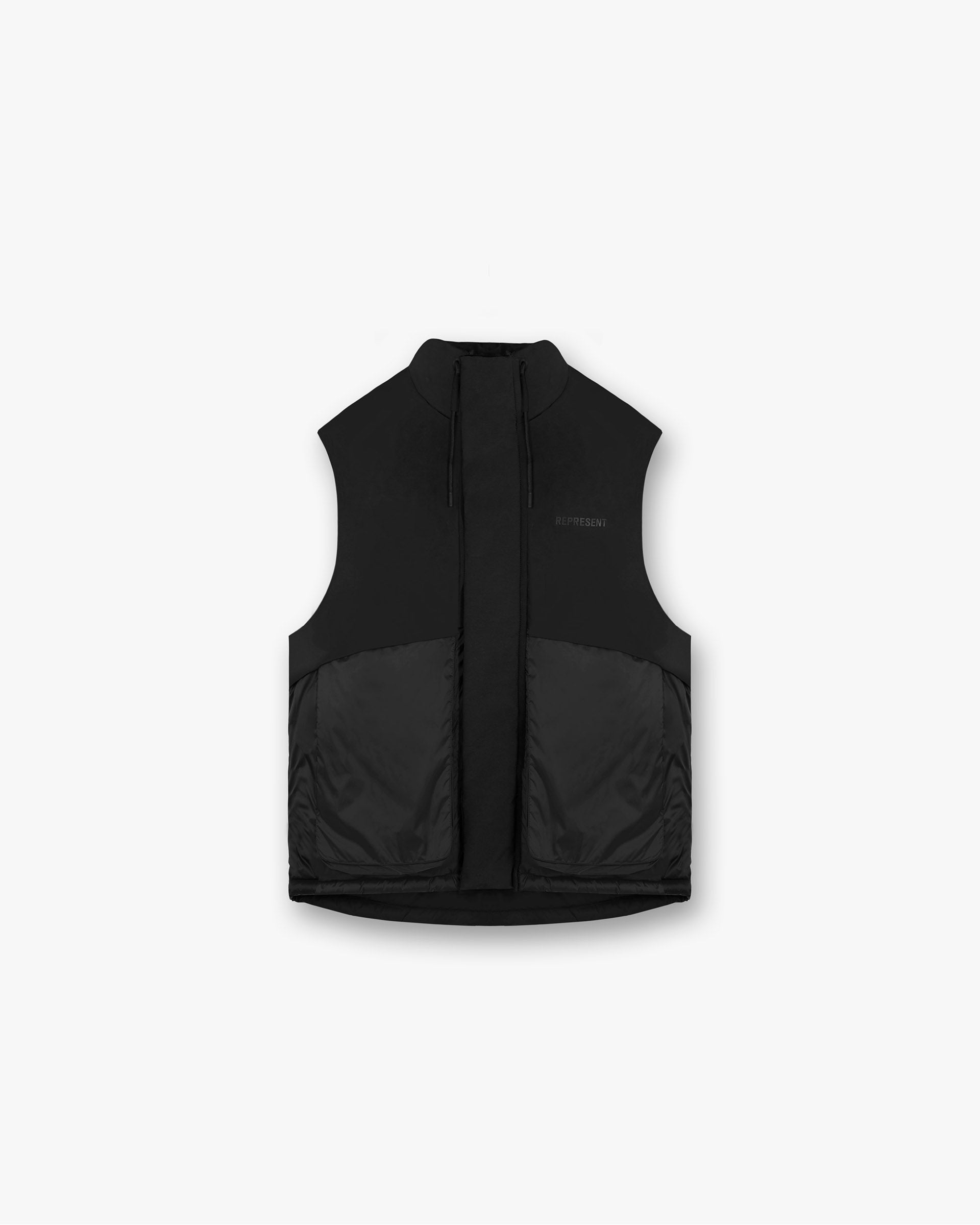 Layered Puffer Gilet Vest for Women - Jet Black Winter Fashion | Lightweight Warm Quilted Jacket for Outdoor Activities & Casual Wear
