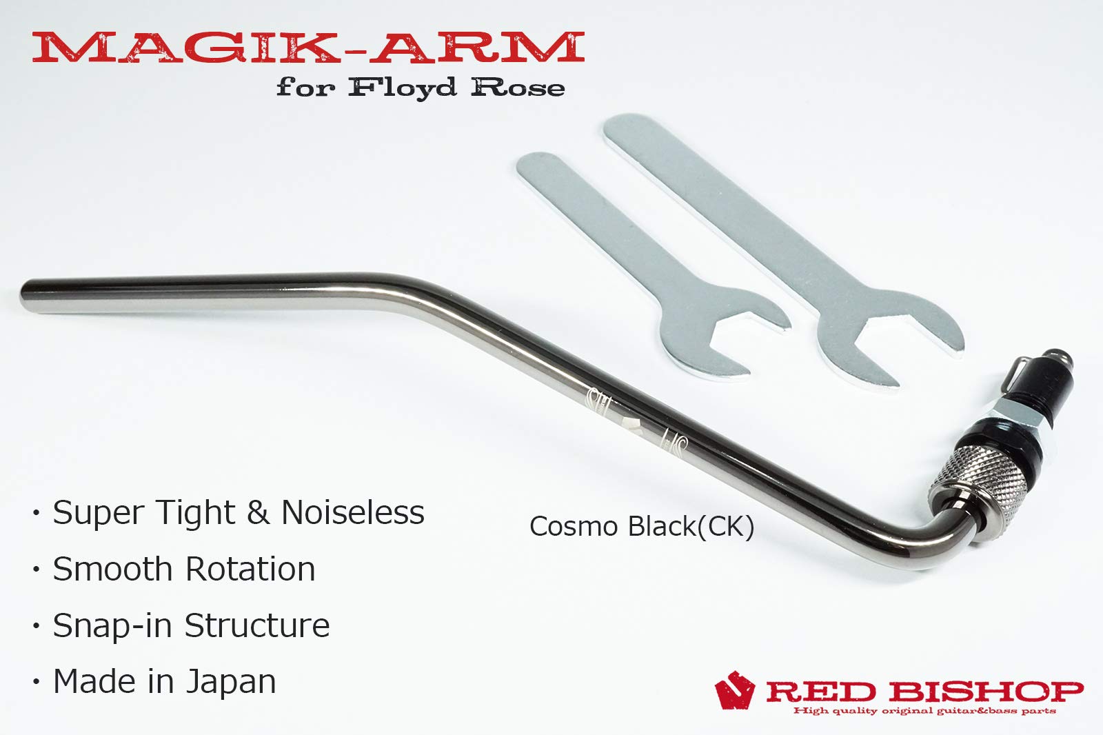 RED BISHOP MAGIK-ARM Floyd Rose Tremolo Stabilizer - Guitar Bridge Locking System for Improved Tuning Stability | Perfect for Live Performances & Heavy Whammy Bar Use