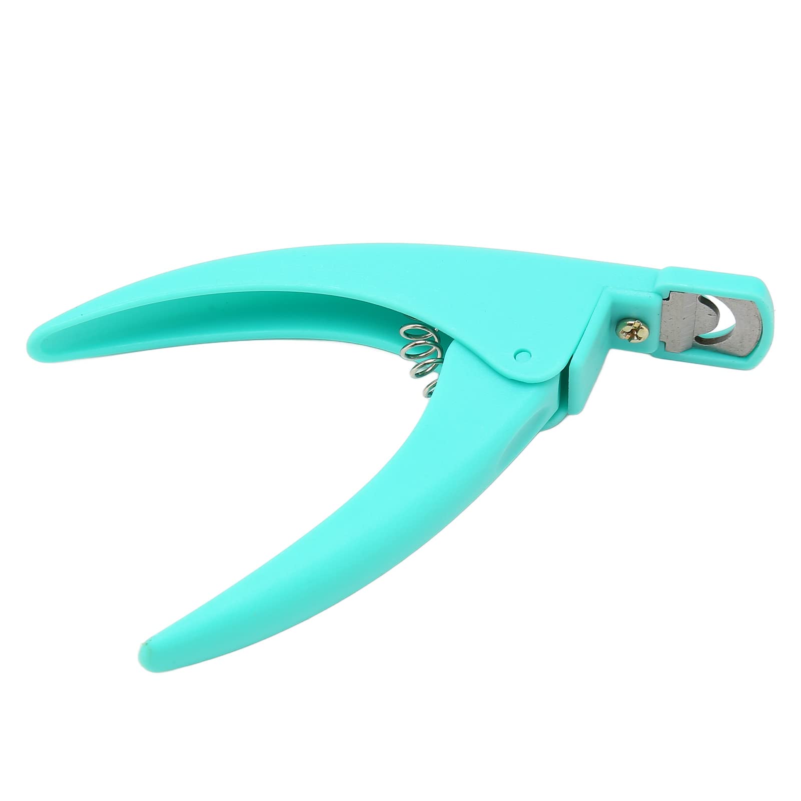 Professional Nail Tip Cutter & Clipper - Portable False Nail Trimmer for DIY Manicures | Salon & Home Use | Perfect for Acrylic & Gel Nail Extensions (Green)