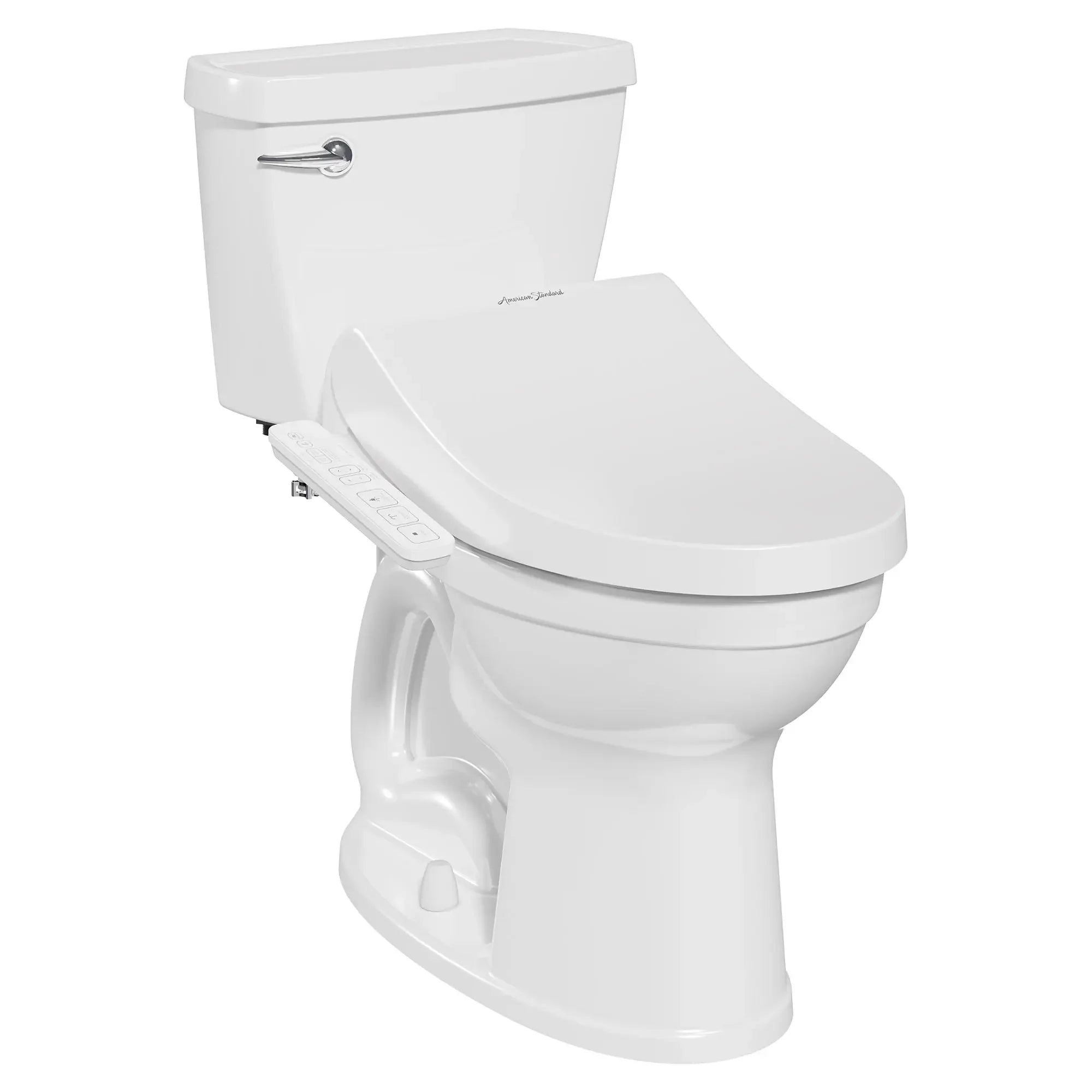 Premium SpaLet Bidet Toilet Seat & Champion 4 Right Height Elongated 1.28 GPF Toilet Combo Set - Advanced Cleaning System for Modern Bathrooms, Perfect for Home & Luxury Spa Experience