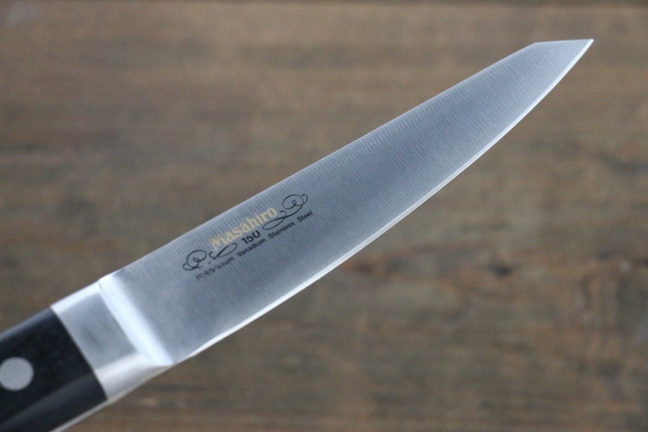 Masahiro Molybdenum Honesuki Boning Knife 150mm - Professional Japanese Kitchen Knife for Poultry & Meat Deboning, Perfect for Chefs & Home Cooks