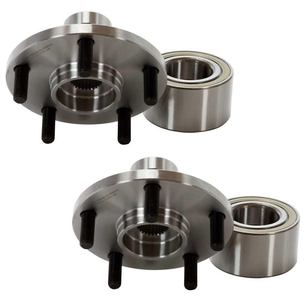 JJRYBD Front Wheel Hub Bearing Pair HB618510 - Premium Replacement for Smooth & Quiet Ride | Compatible with Multiple Vehicle Models | Perfect for DIY Repairs & Professional Mechanics
