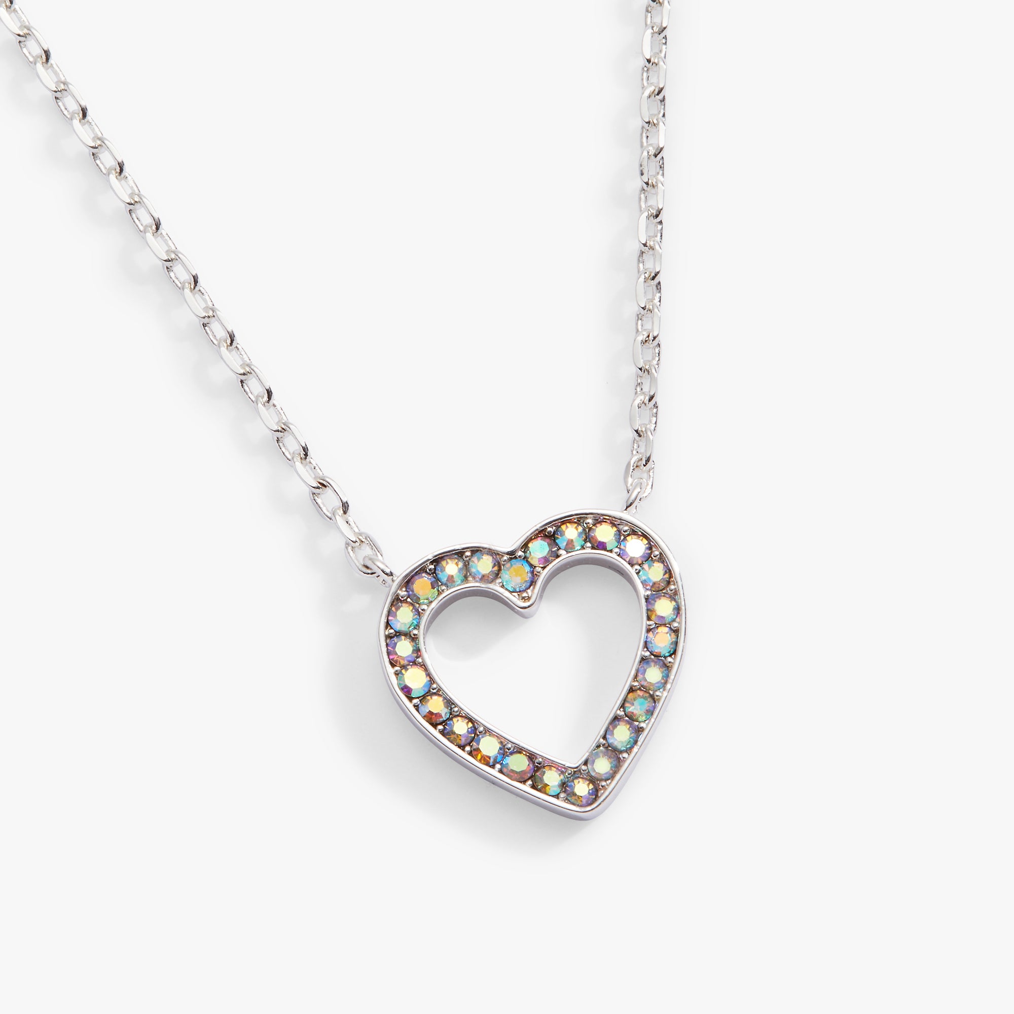 Heart and Crystal Necklace for Women - Elegant Bohemian Jewelry Gift for Her - Perfect for Valentine's Day, Anniversary & Special Occasions