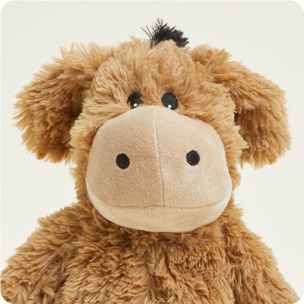 Weighted Heated Donkey Stuffed Animal - Soft Plush Warmies for Kids & Adults, Perfect for Stress Relief, Anxiety Comfort & Cozy Relaxation at Home or Office