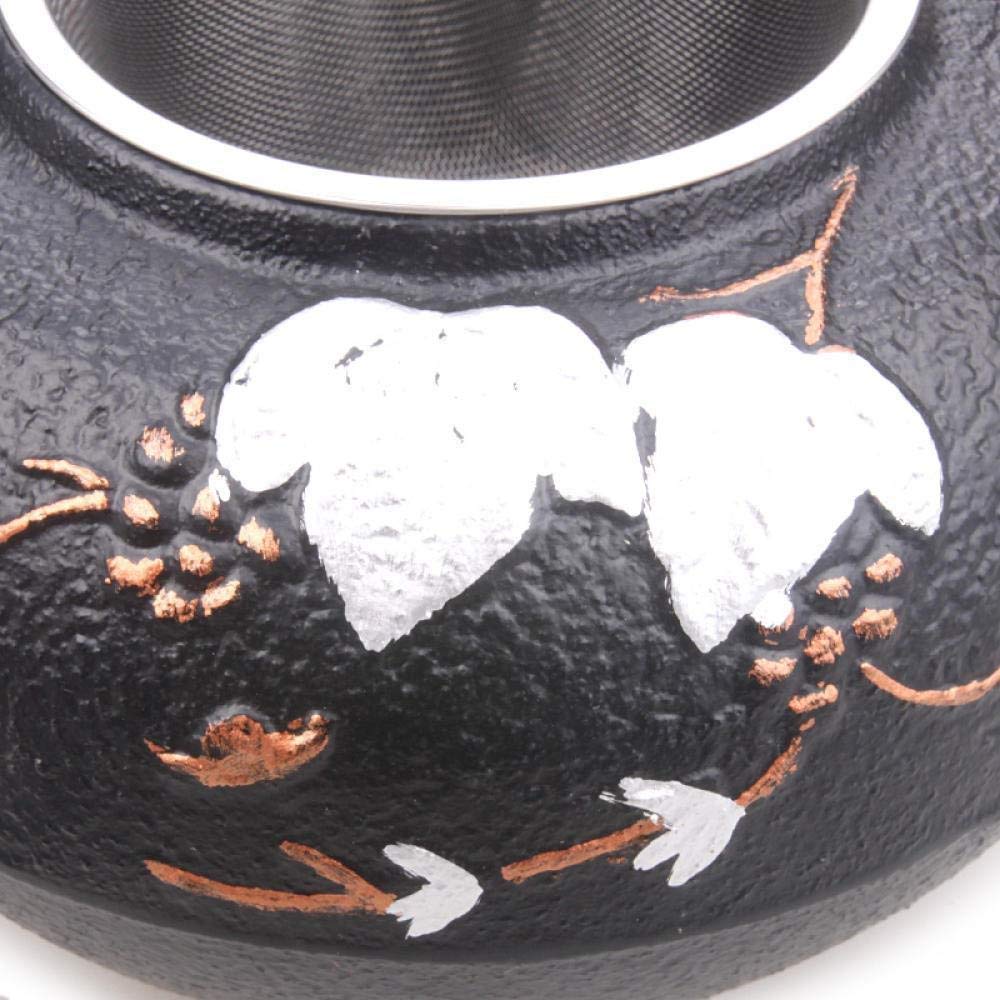 Handmade Cast Iron Tea Kettle 1400ml - Uncoated Japanese Craft Iron Pot for Boiling Tea | Perfect for Traditional Tea Ceremonies, Home Brewing & Gift Giving