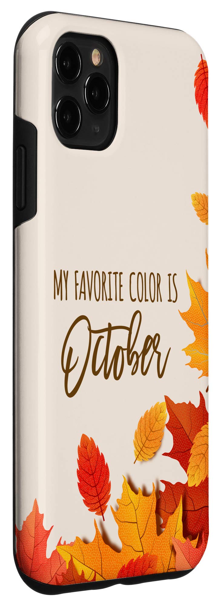 iPhone 11 Pro Max Case - Premium October Fall Leaves Design, Slim Protective Cover for Apple iPhone 11 Pro Max - Perfect for Autumn Season, Daily Use & Gift Giving