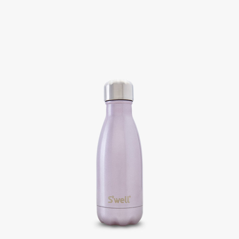 S'well Glitter Stainless Steel Water Bottle 9oz (266mL) - Insulated, Leak-Proof & BPA-Free for Gym, Office & Outdoor Activities
