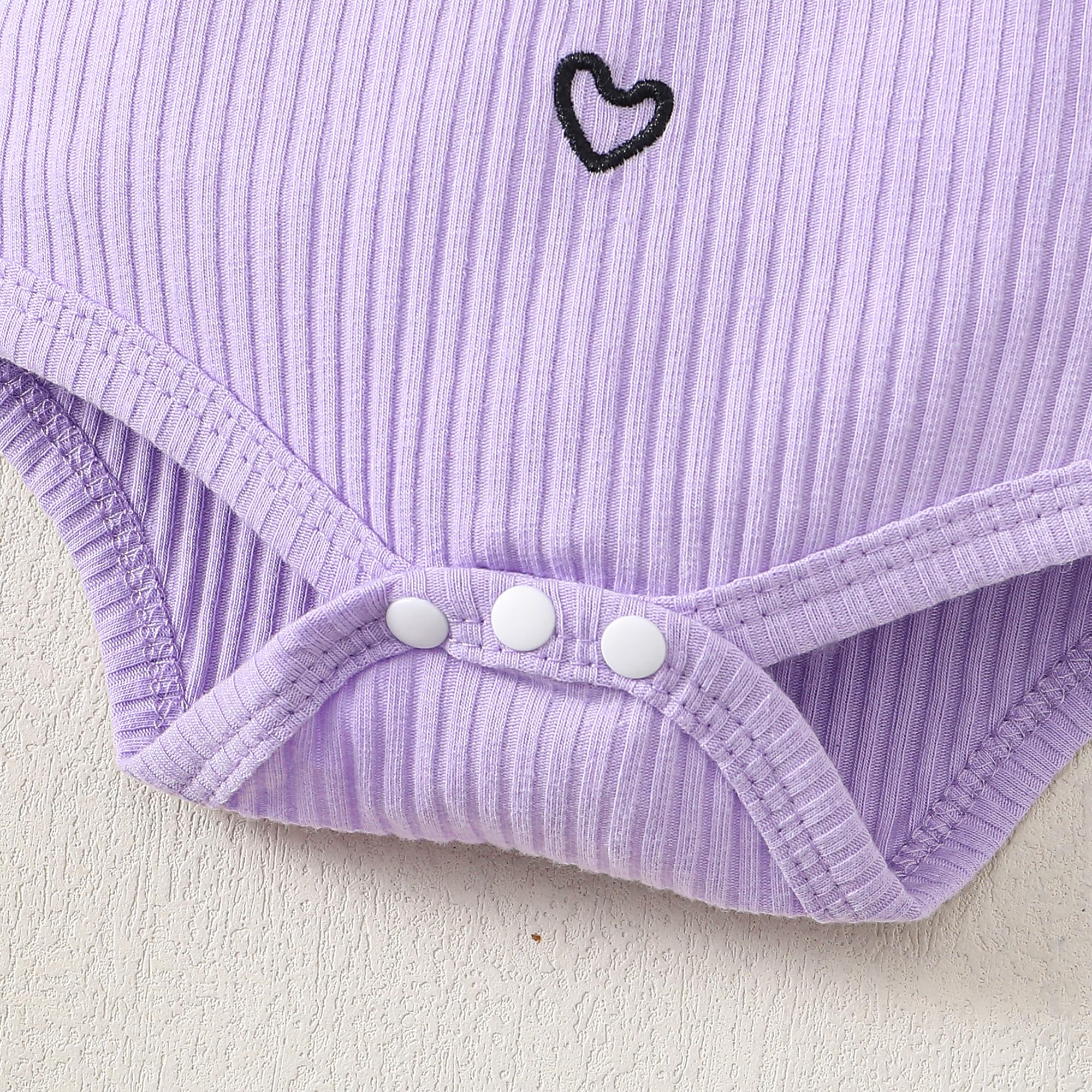 Newborn Baby Girl Clothes - Summer Outfits Infant Ruffle Romper Bodysuit Short Set | Cute Baby Clothes for Girls 0-24 Months | Perfect for Playdates, Beach & Photo Shoots