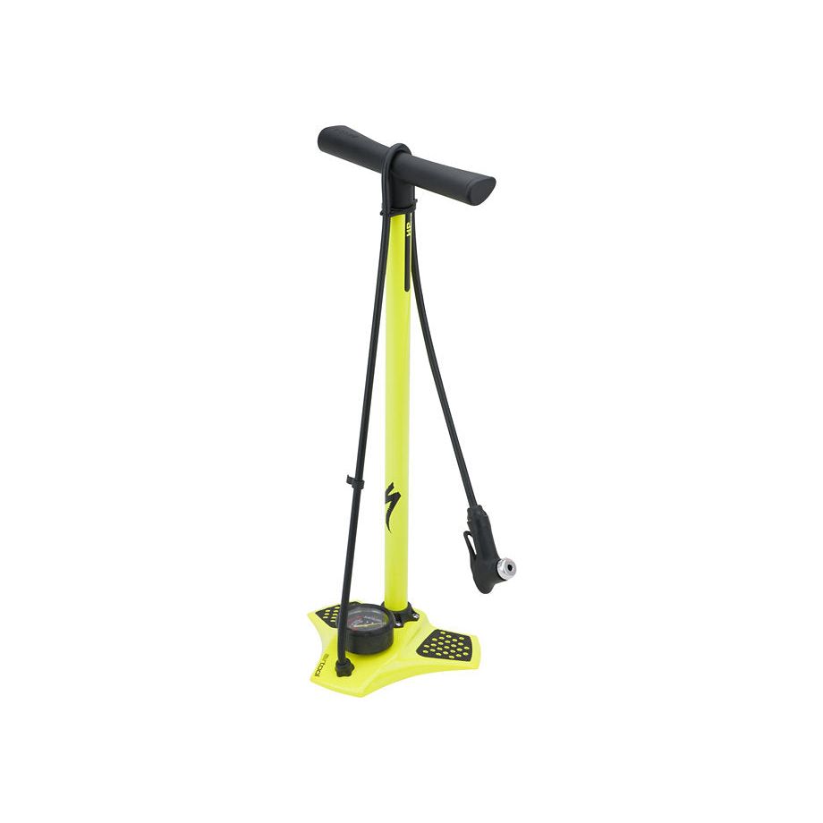 Specialized High Pressure Floor Pump for Road, MTB & Gravel Bikes - Fast Inflation for Tires, Ideal for Cycling, Commuting & Outdoor Adventures