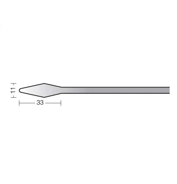 Holbein 1066 Series No. 7 Steel Painting Knives - Professional Artist Palette Knives for Oil & Acrylic Painting - Perfect for Canvas Texture & Mixing Colors