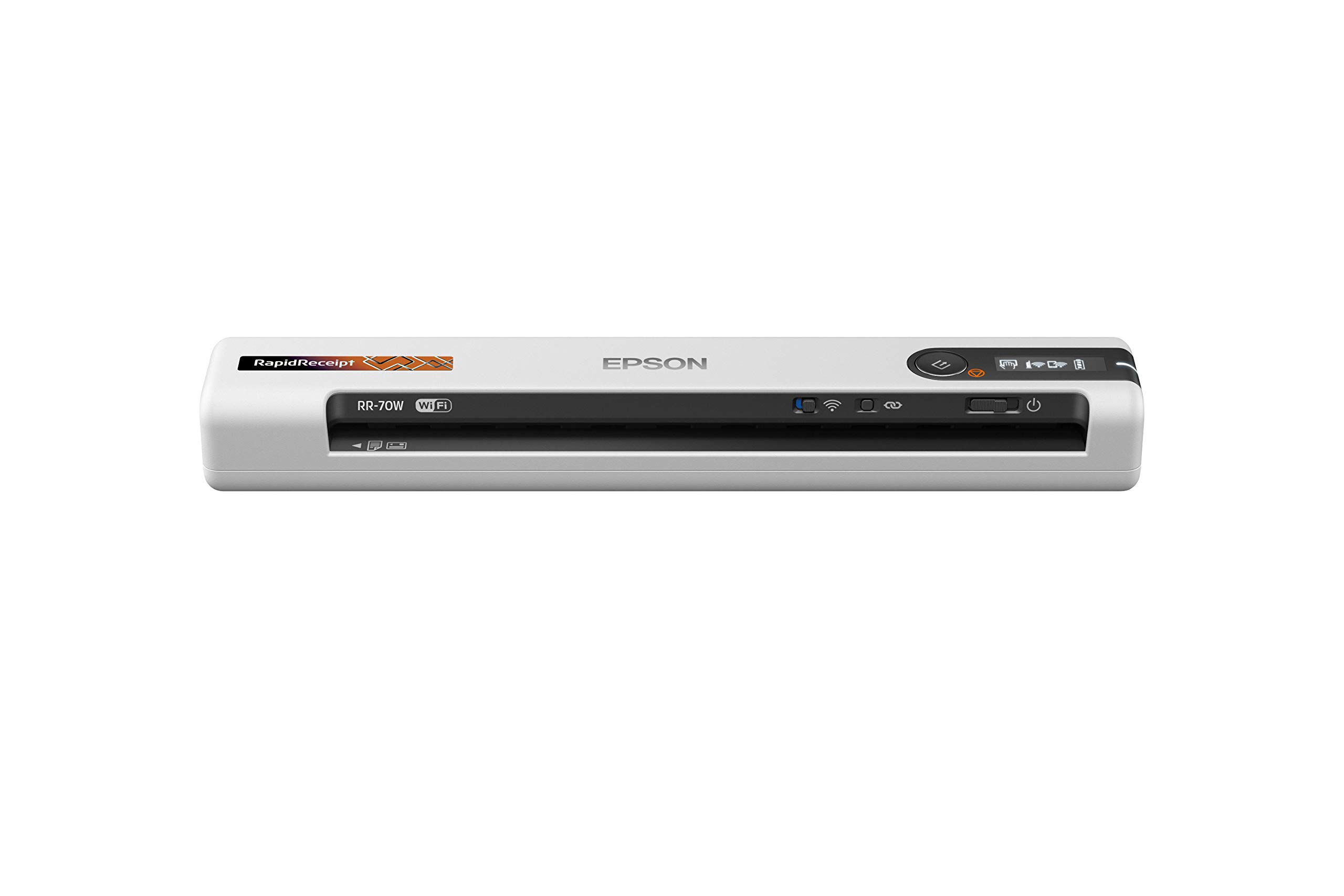 Epson RR-600W Wireless Desktop Color Duplex Receipt & Document Scanner with RR-70W Mobile Scanner Bundle - Fast Scanning for Home Office, Small Business & Tax Receipt Organization