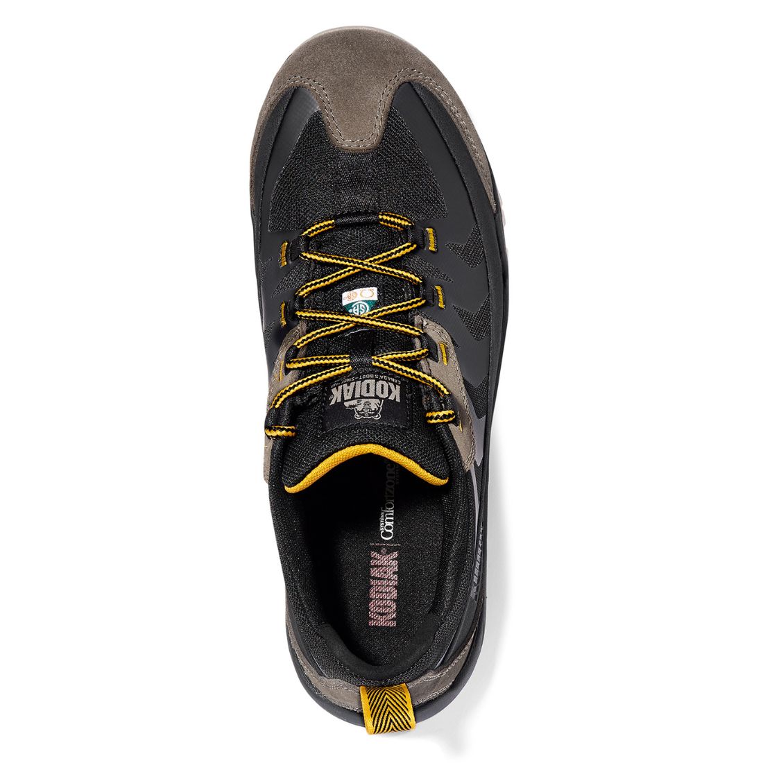 Kodiak Quest Bound Trail Men's Composite Toe Work Boots 1278BK - Black Fossil | Durable Safety Shoes for Construction, Hiking & Outdoor Work