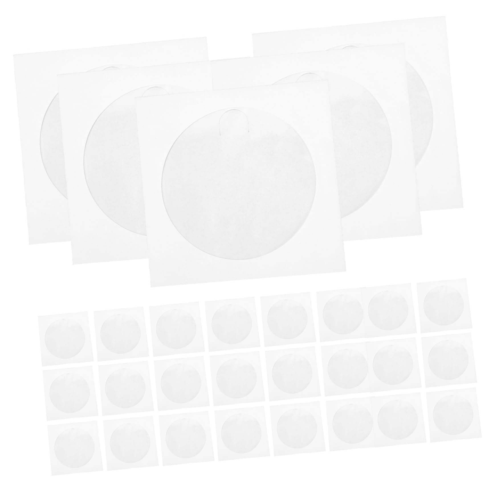Veemoon 100pcs DVD Paper Sleeves - Eco-Friendly Storage Cases & Organizers for DVDs, CDs, Blu-rays - Perfect for Home, Office & Media Collection Organization