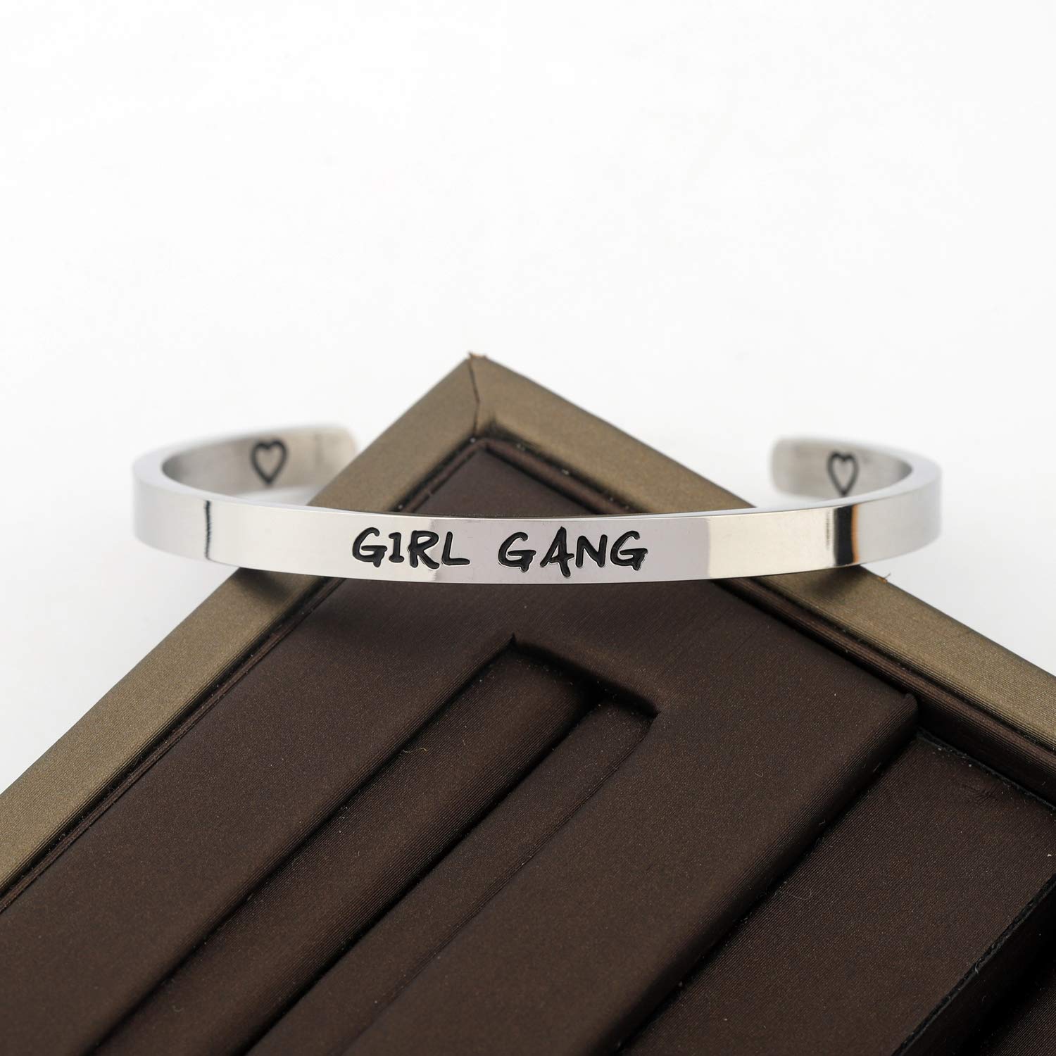 CENWA Bridesmaid Wedding Gift - Sterling Silver Gang Cuff Bracelet for Bridal Party, Bachelorette Party, Best Sister Gift - Elegant Jewelry for Women - Perfect for Weddings, Anniversaries & Special Occasions