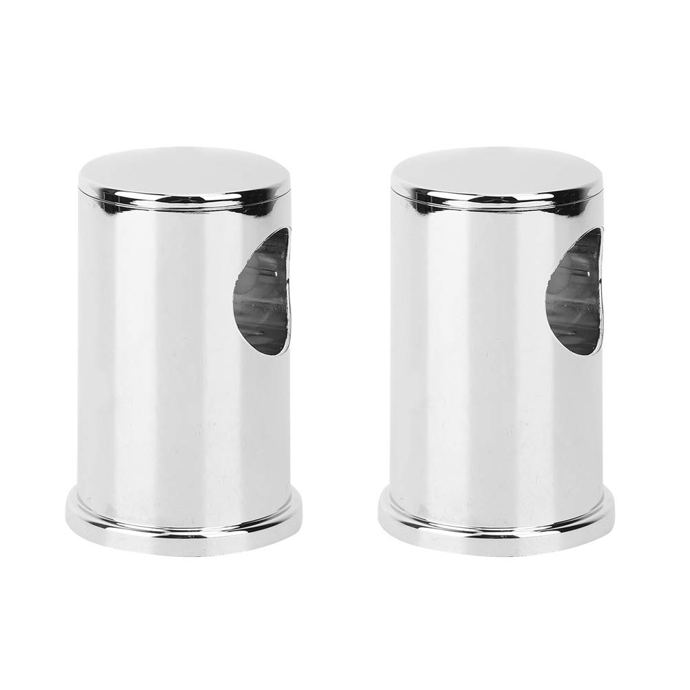 Alvinlite 2-Pack Chrome Shower Lifting Rail Bracket Base - Heavy Duty Bathroom Shower Arm Mounting Kit for Adjustable Shower Head Installation, Perfect for Modern Bathroom Renovation & Spa-Like Shower Experience