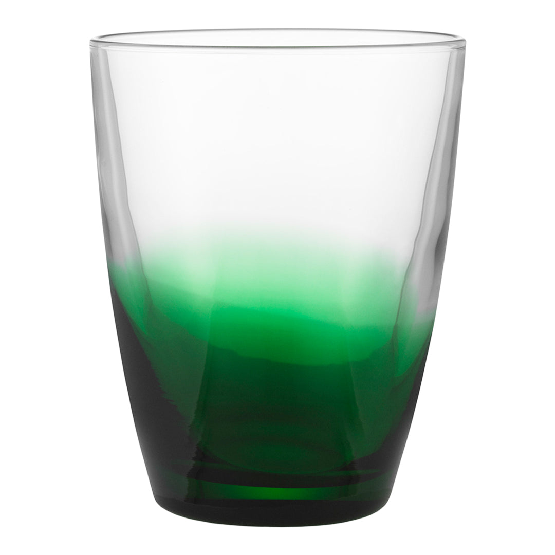 Premium Hue Glass Set of 4 - Shatterproof Drinking Glasses for Cocktails, Juice & Iced Coffee - Perfect for Home Bars, Restaurants & Outdoor Entertaining