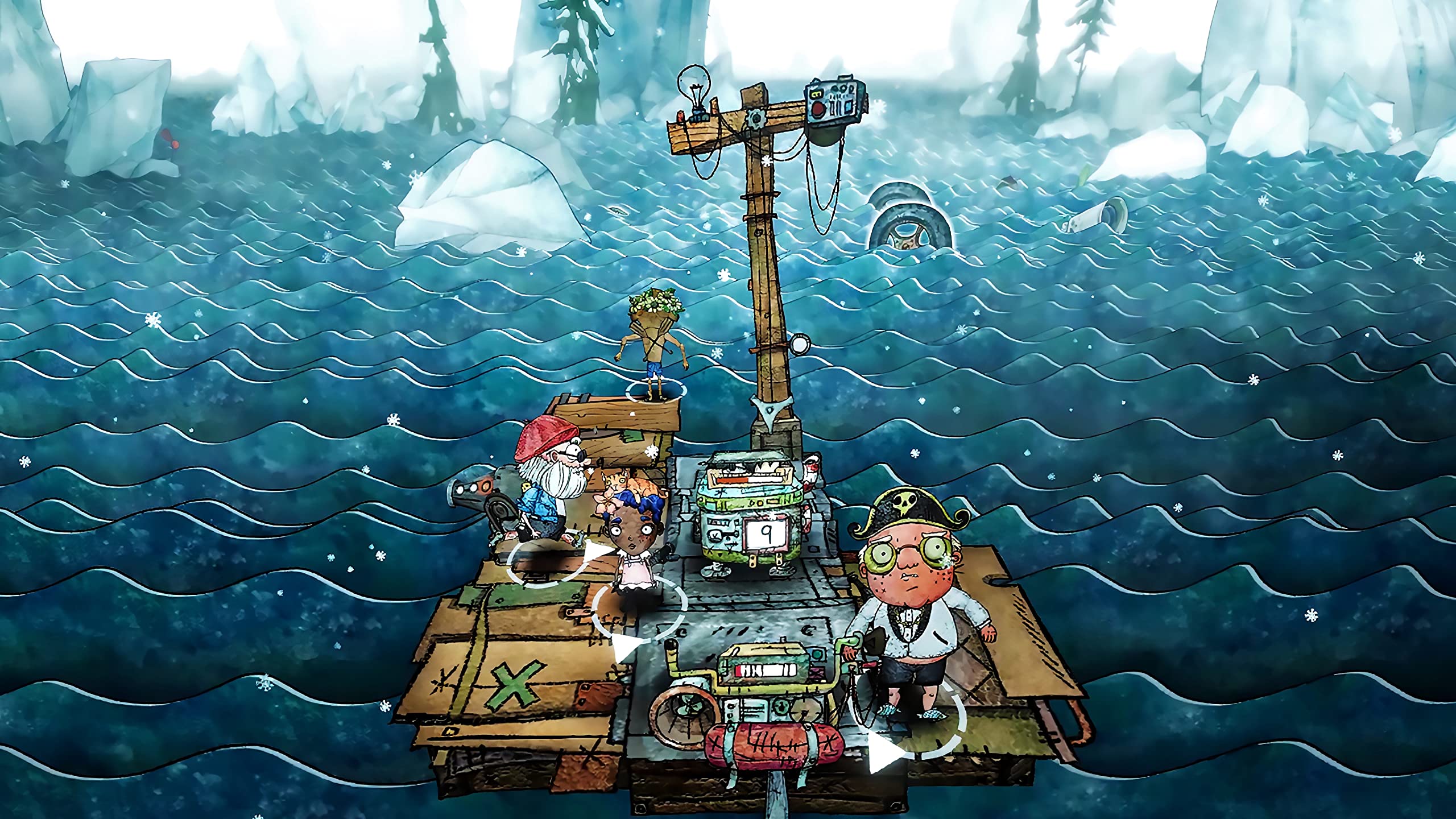 Trash Sailors - Fun Multiplayer Sailing Adventure Game for PS4 | Family-Friendly Co-op & Party Game | Perfect for Game Nights & Online Play