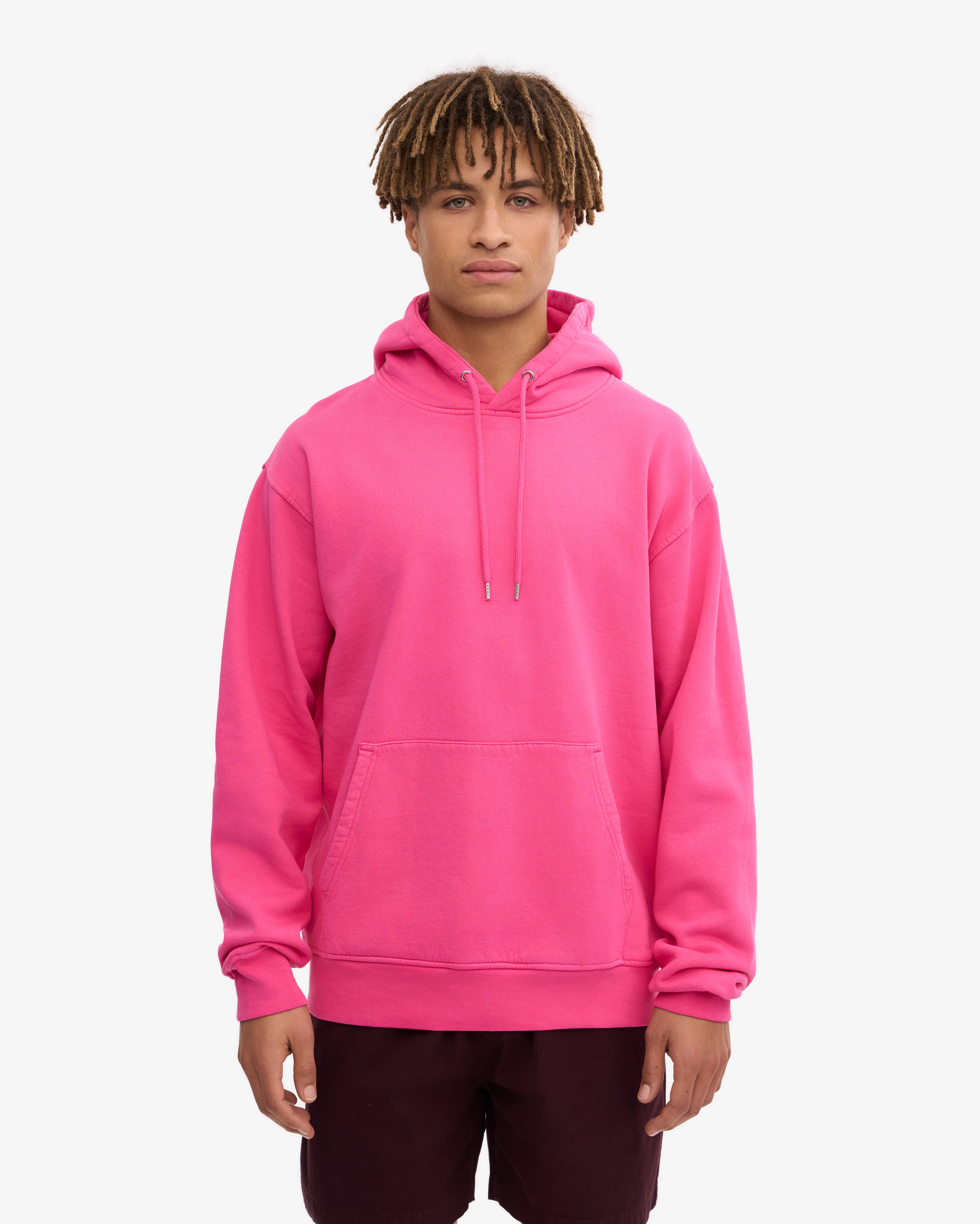 Classic Organic Cotton Hoodie - Bubblegum Pink | Soft & Comfortable Pullover for Women & Men | Perfect for Casual Wear, Gym, and Outdoor Activities